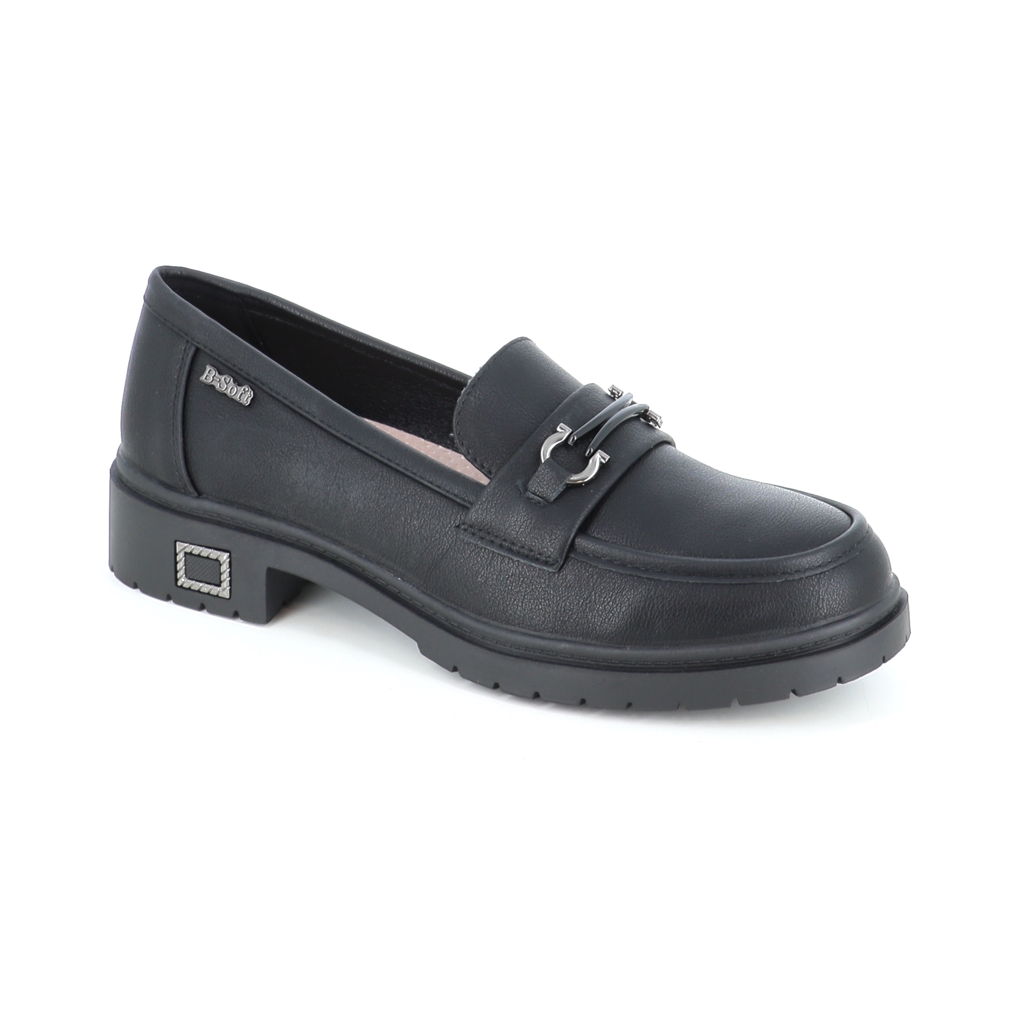 18405 ΓΥΝΑΙΚΕΙΟ ΥΠΟΔΗΜΑ LOAFER, ΜΑΥΡΟ