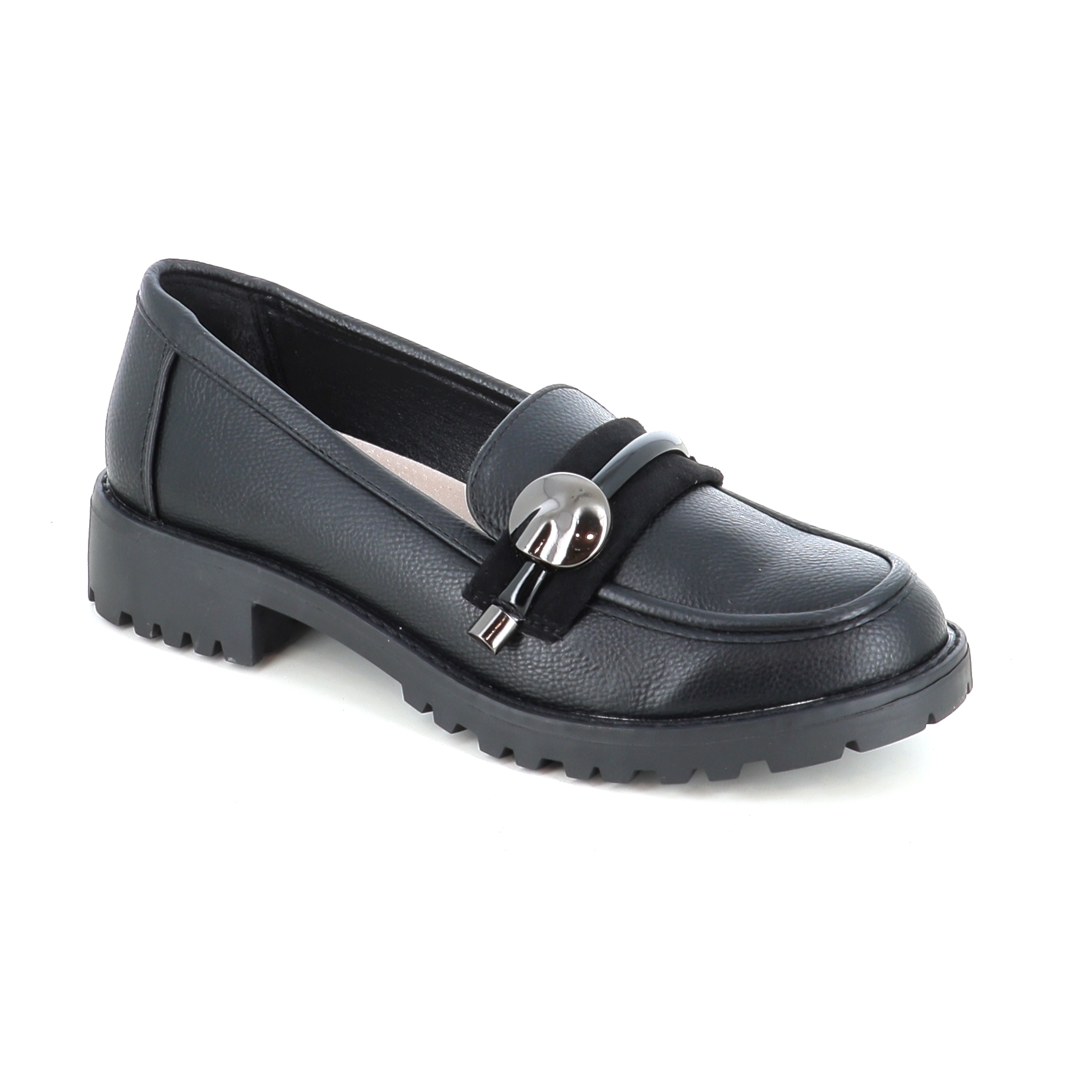 22116 ΓΥΝΑΙΚΕΙΟ ΥΠΟΔΗΜΑ LOAFERS, ΜΑΥΡΟ