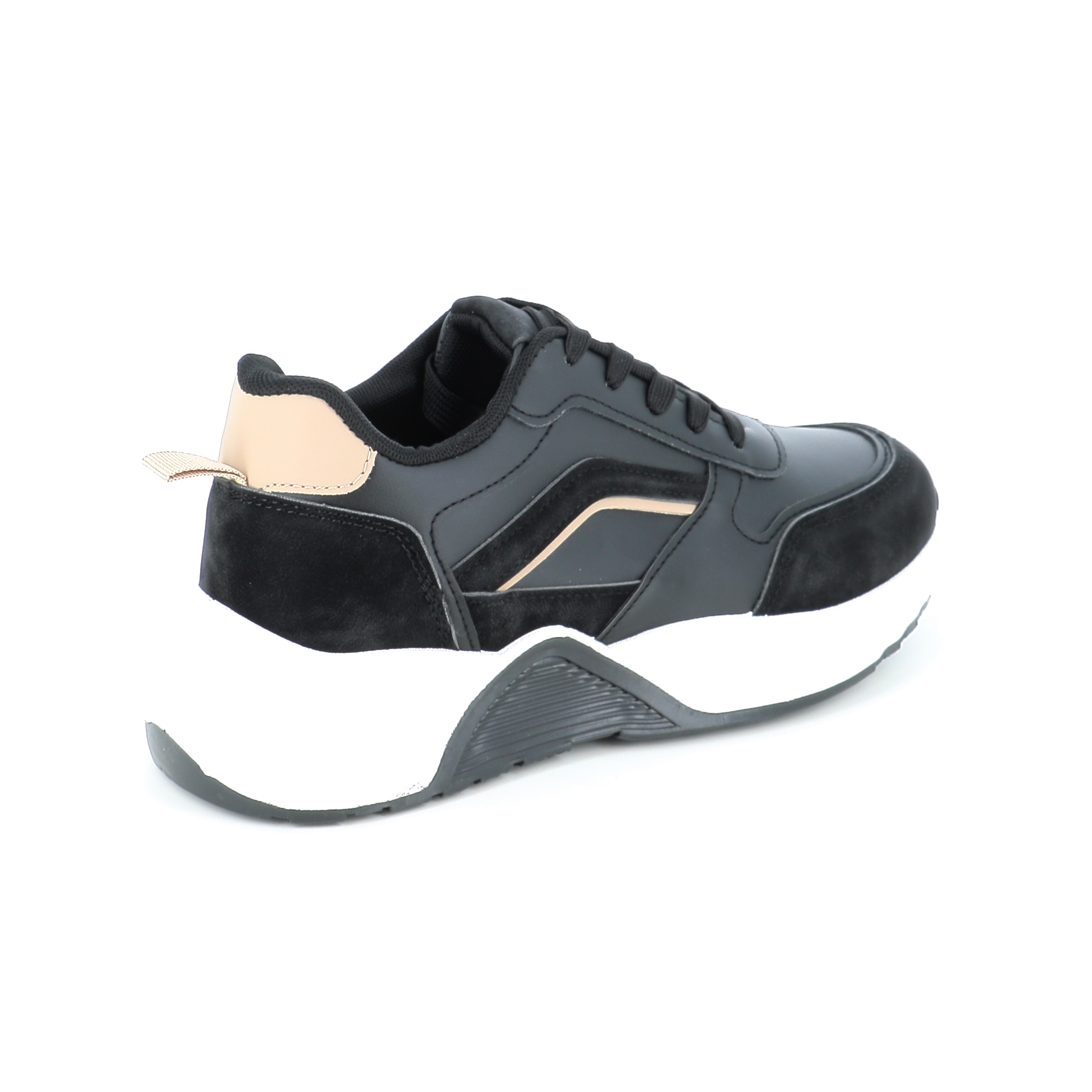1730 Γυναικείο Παπούτσι Sneaker Μαύρο γυναικεία Αθλητικa-Sneakers