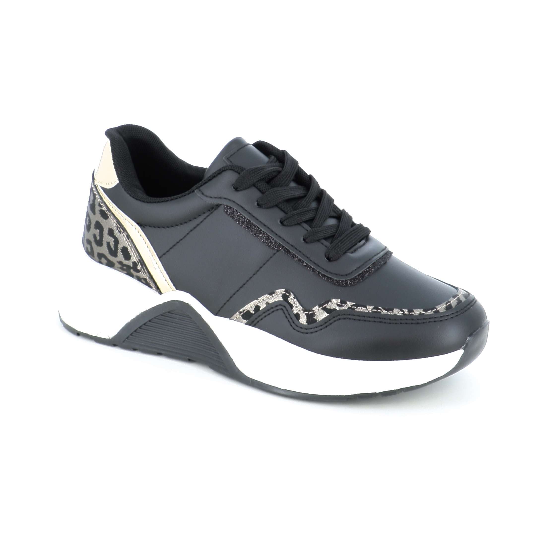 20010 ΓΥΝΑΙΚΕΙΟ ΥΠΟΔΗΜΑ SNEAKER, ΜΑΥΡΟ