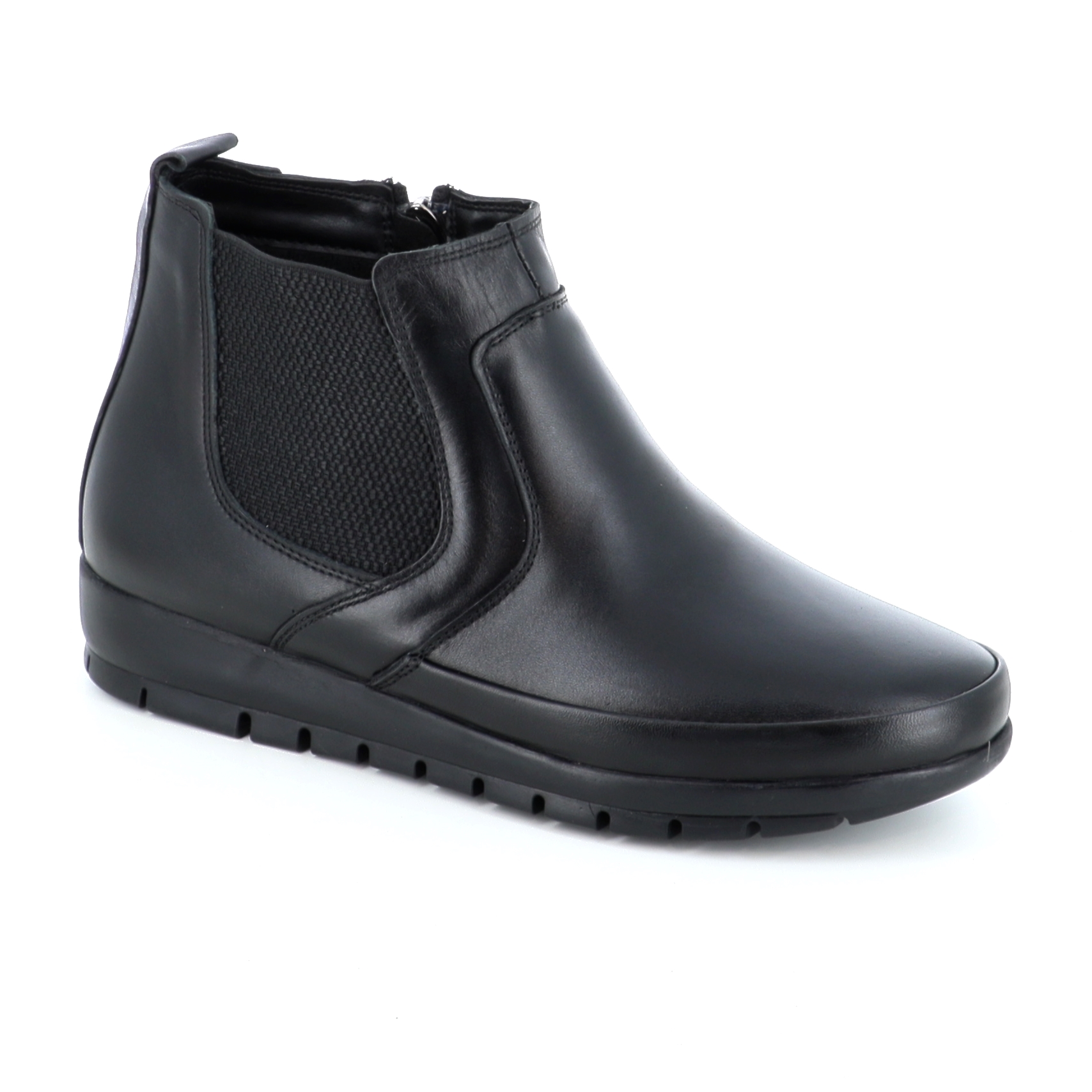 240716 ΓΥΝΑΙΚΕΙΟ ΥΠΟΔΗΜΑ ΜΠΟΤΑΚΙ ΔΕΡΜΑΤΙΝΟ, ΜΑΥΡΟ