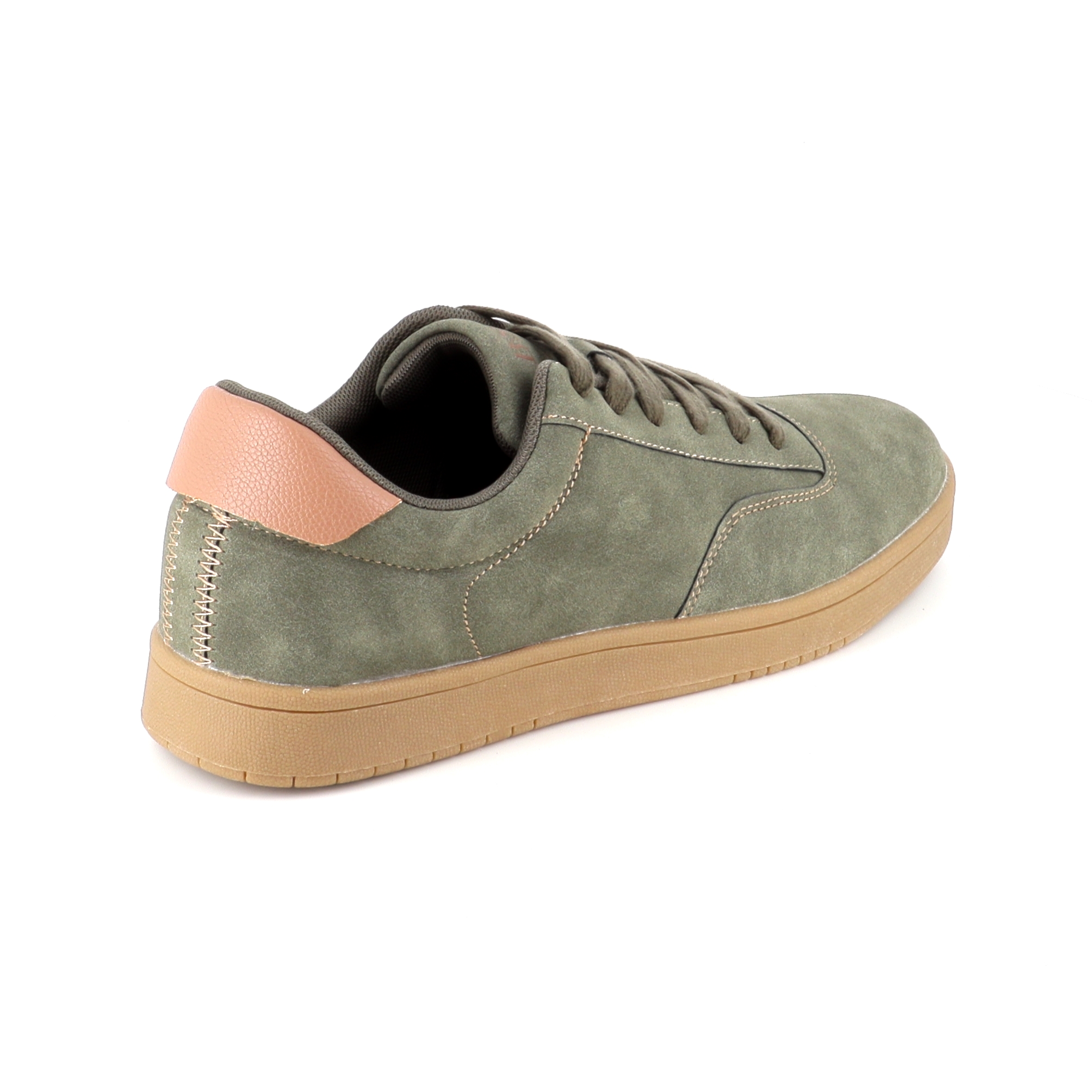 22072 Ανδρικό Παπούτσι Sneaker Χακι ανδρικά αθλητικά-Sneakers