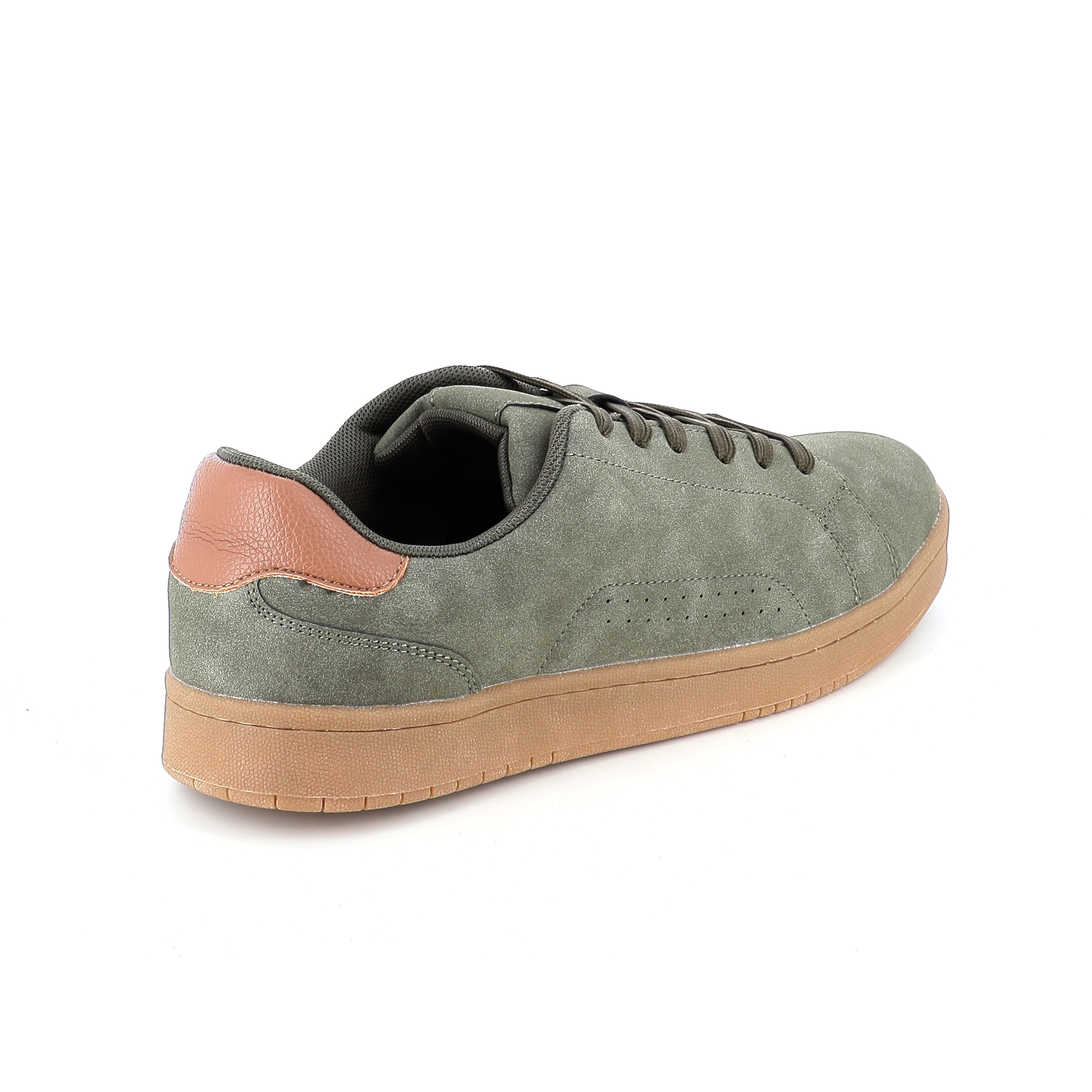 24079 23 Ανδρικό Παπούτσι Sneaker Χακι ανδρικά αθλητικά-Sneakers