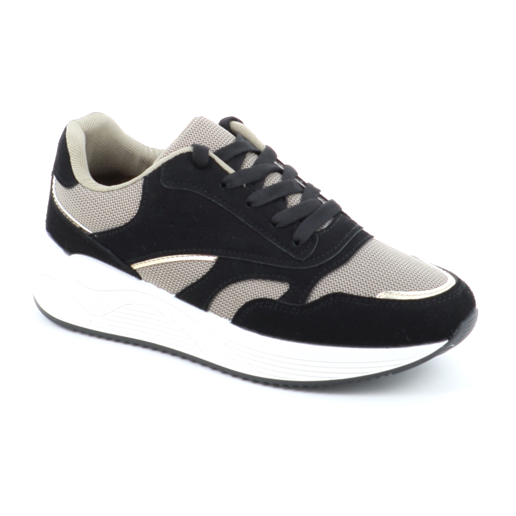 0730 ΓΥΝΑΙΚΕΙΟ ΥΠΟΔΗΜΑ SNEAKER, ΜΑΥΡΟ