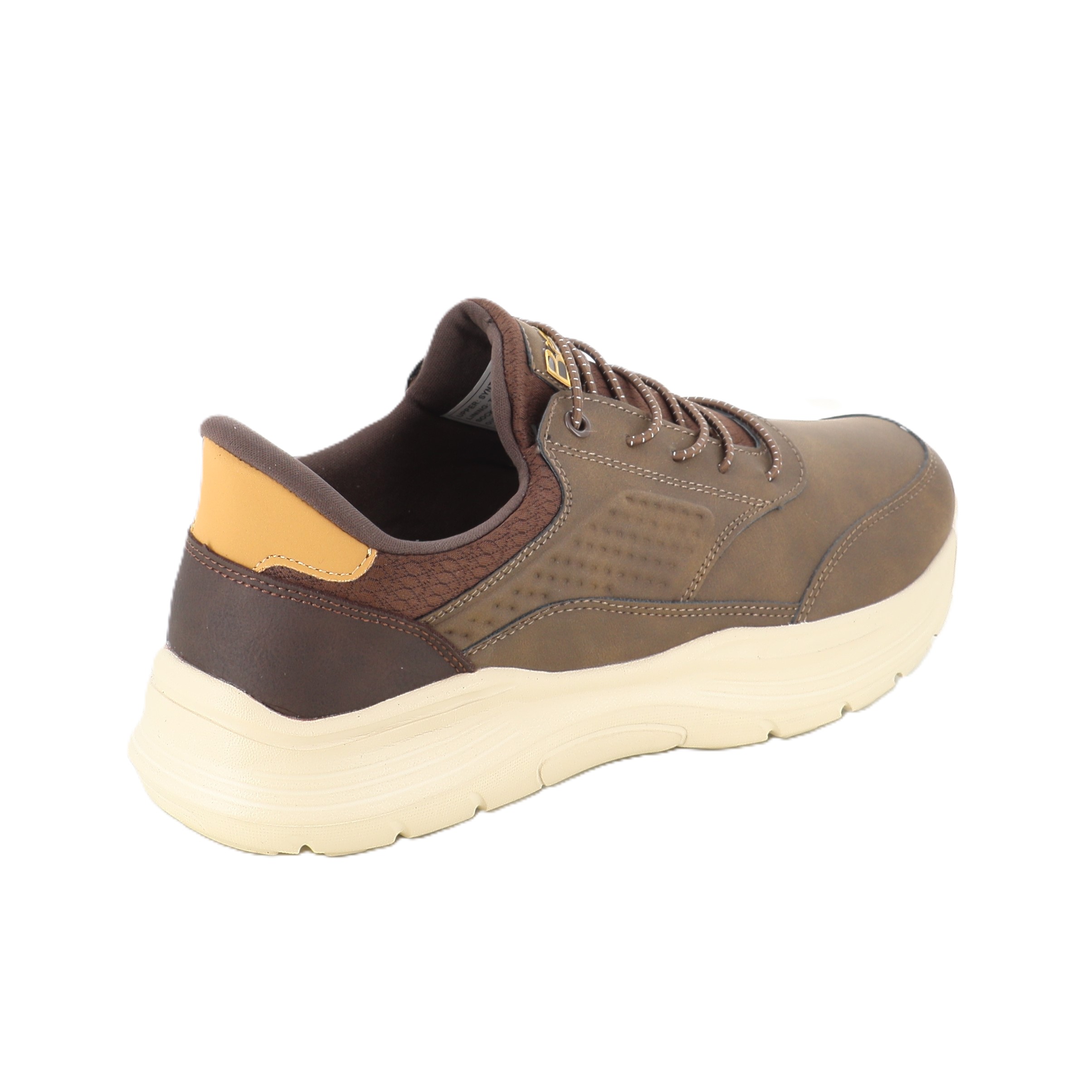 2801 8 Ανδρικό Παπούτσι Sneaker Καφε ανδρικά αθλητικά-Sneakers