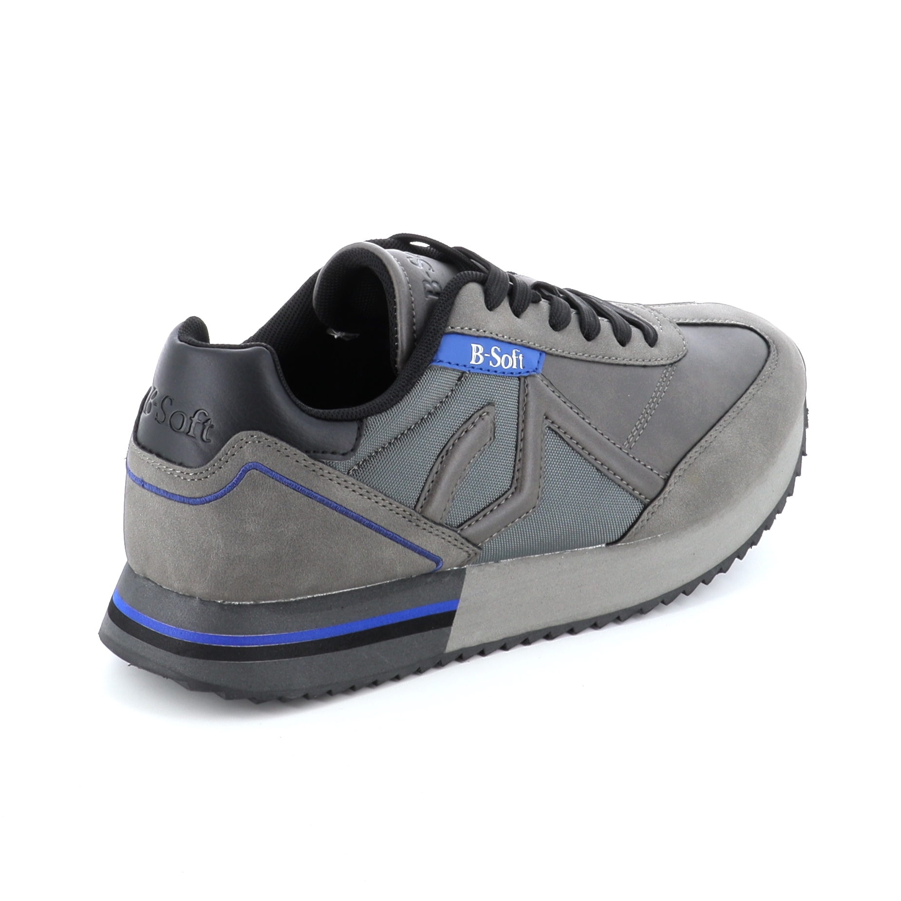 12300 11 Ανδρικό Παπούτσι Sneaker(Γκρι) Γκρι ανδρικά αθλητικά-Sneakers