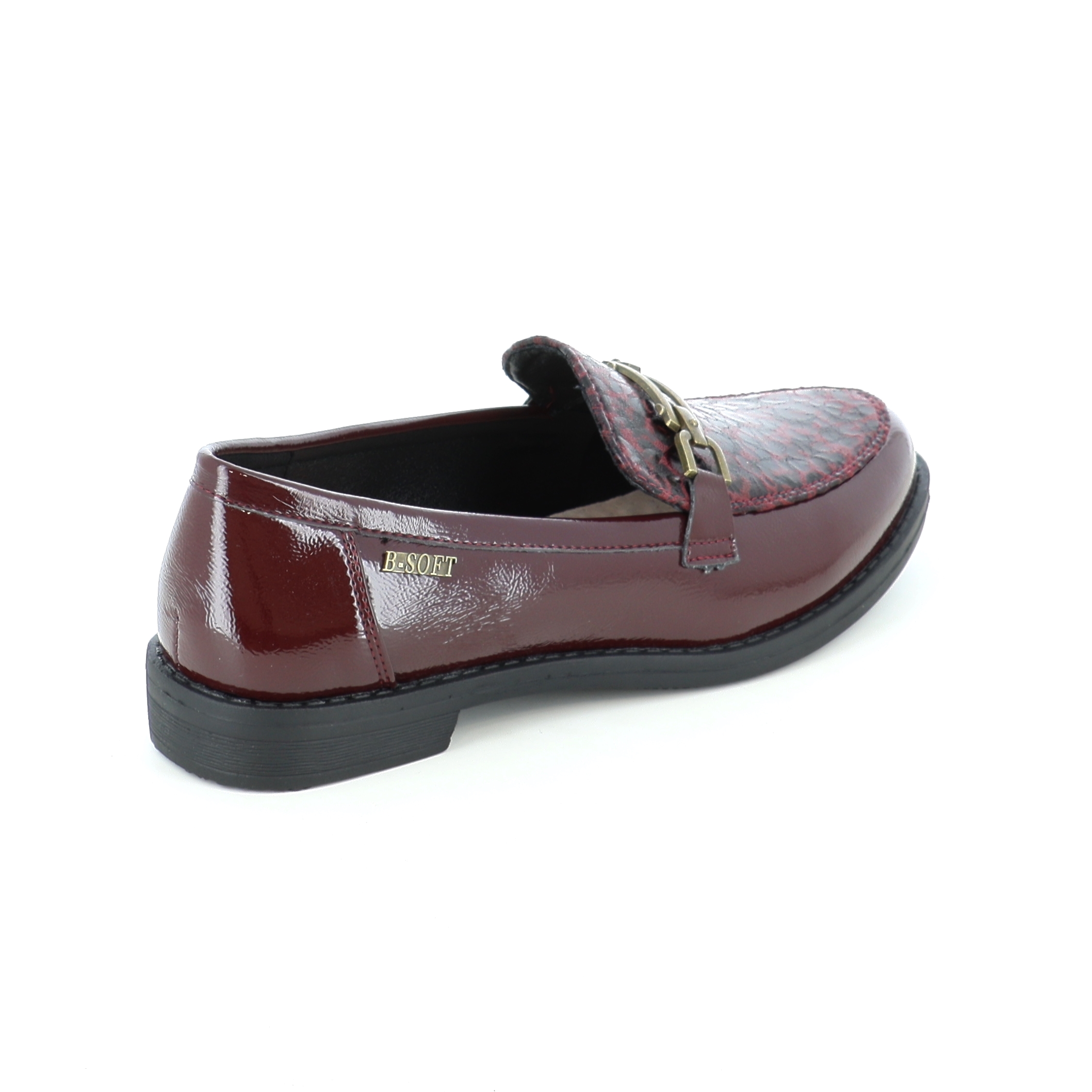 1122-01 Γυναικείο Παπούτσι Loafers Μπορντω γυναικεία