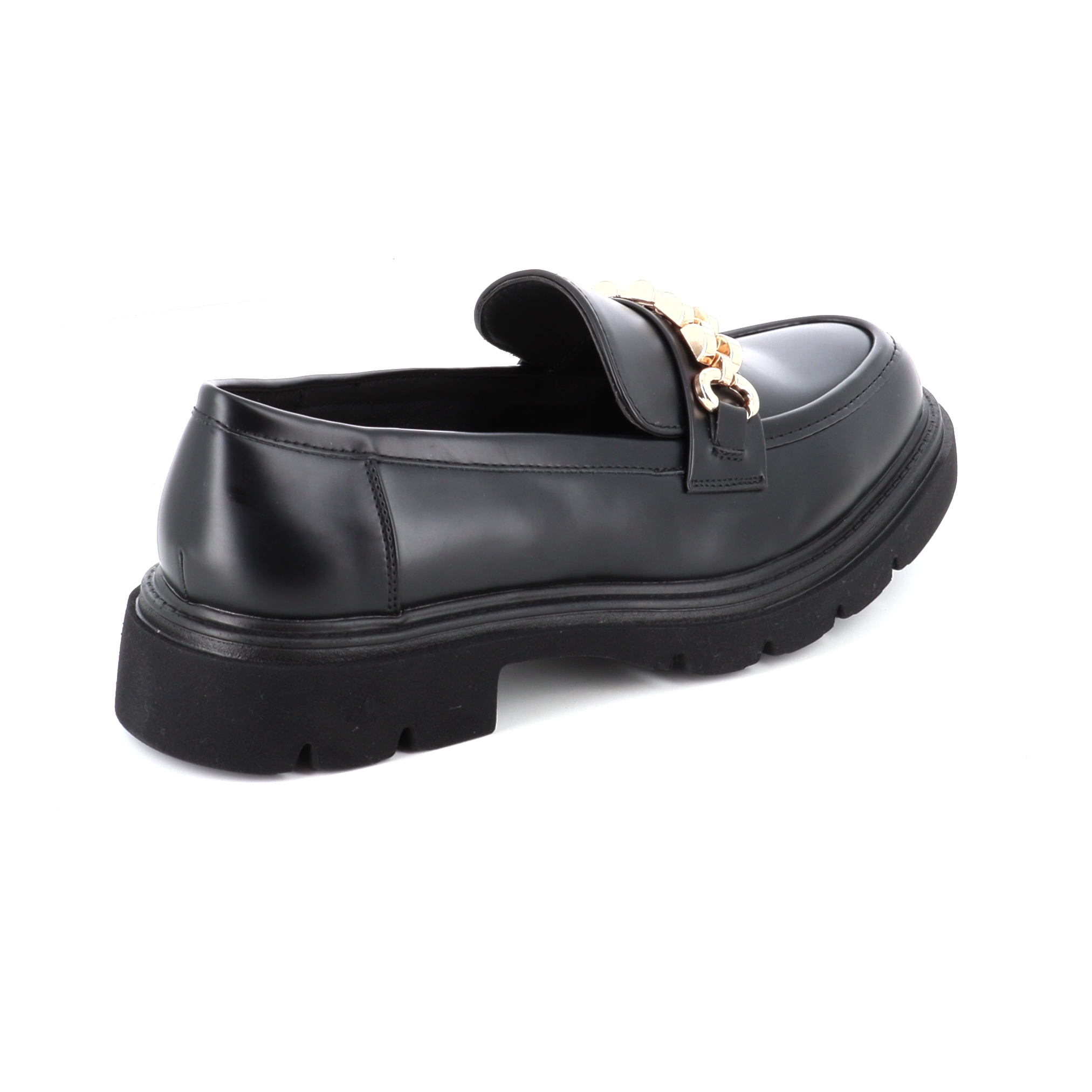24001 Γυναικείο Παπούτσι Loafers Μαύρο γυναικεία