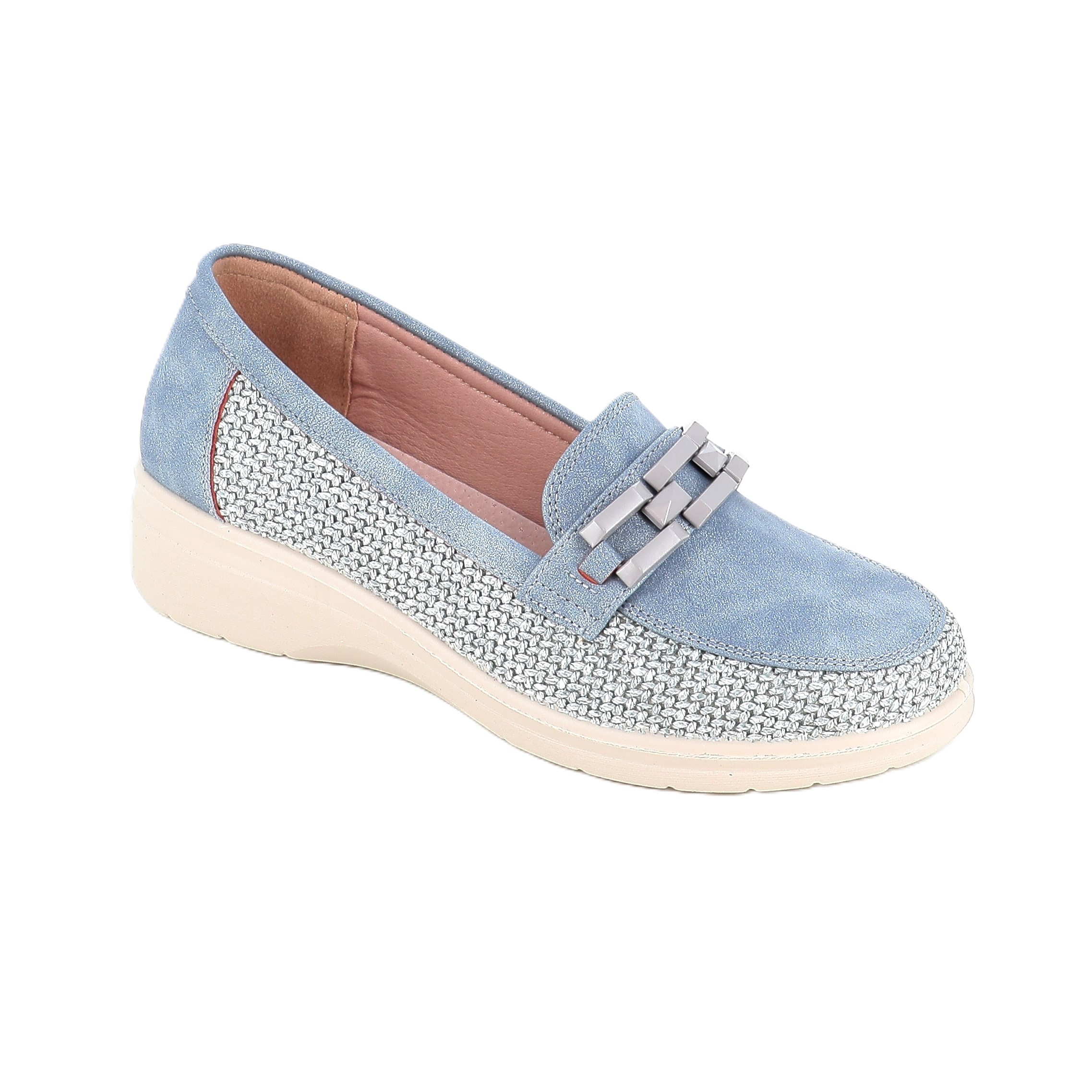 2505-13 ΓΥΝΑΙΚΕΙΟ ΥΠΟΔΗΜΑ ΜΟΚΑΣΙΝΙ, ΜΠΛΕ