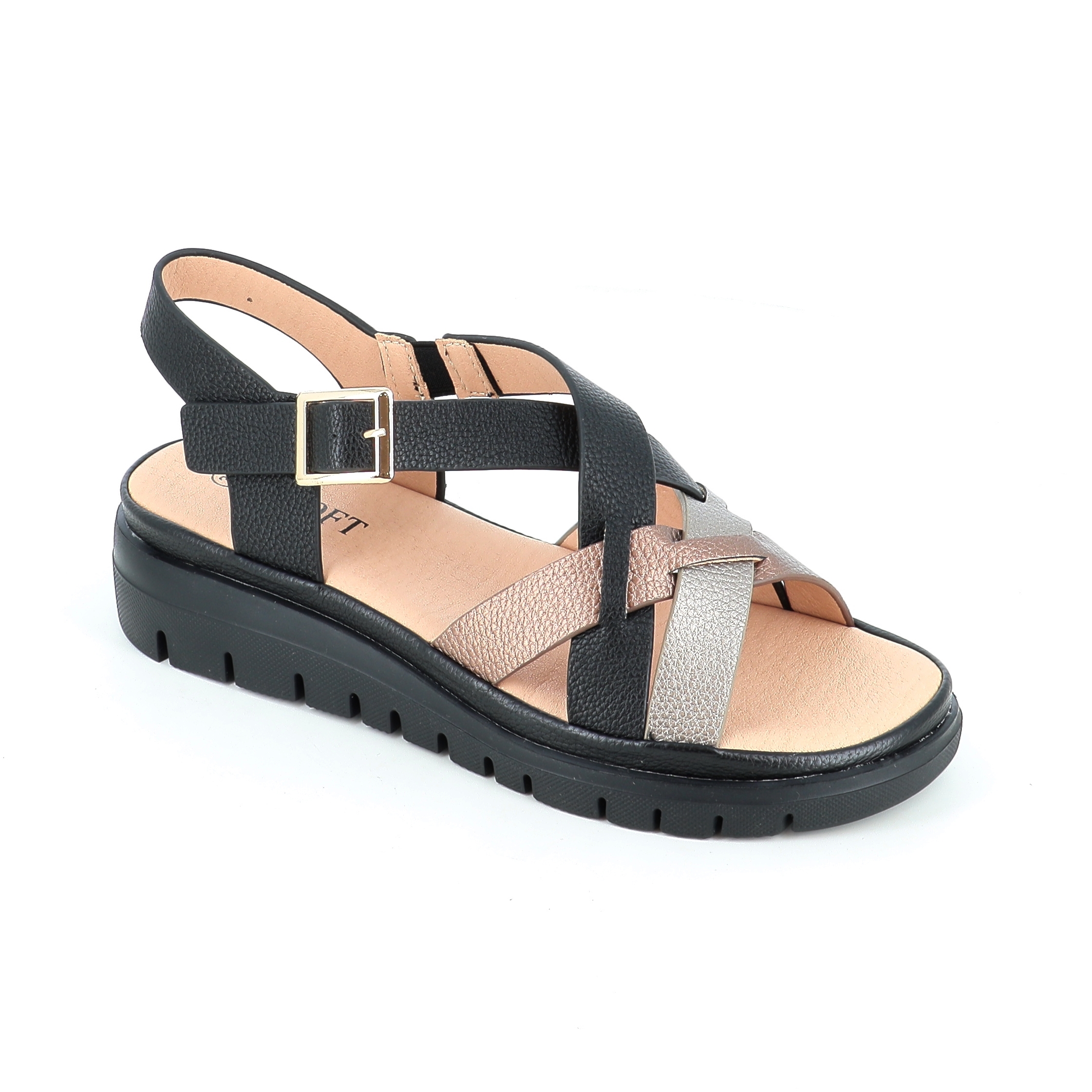 2505-19 ΓΥΝΑΙΚΕΙΟ ΥΠΟΔΗΜΑ ΠΕΔΙΛΟ, ΜΑΥΡΟ