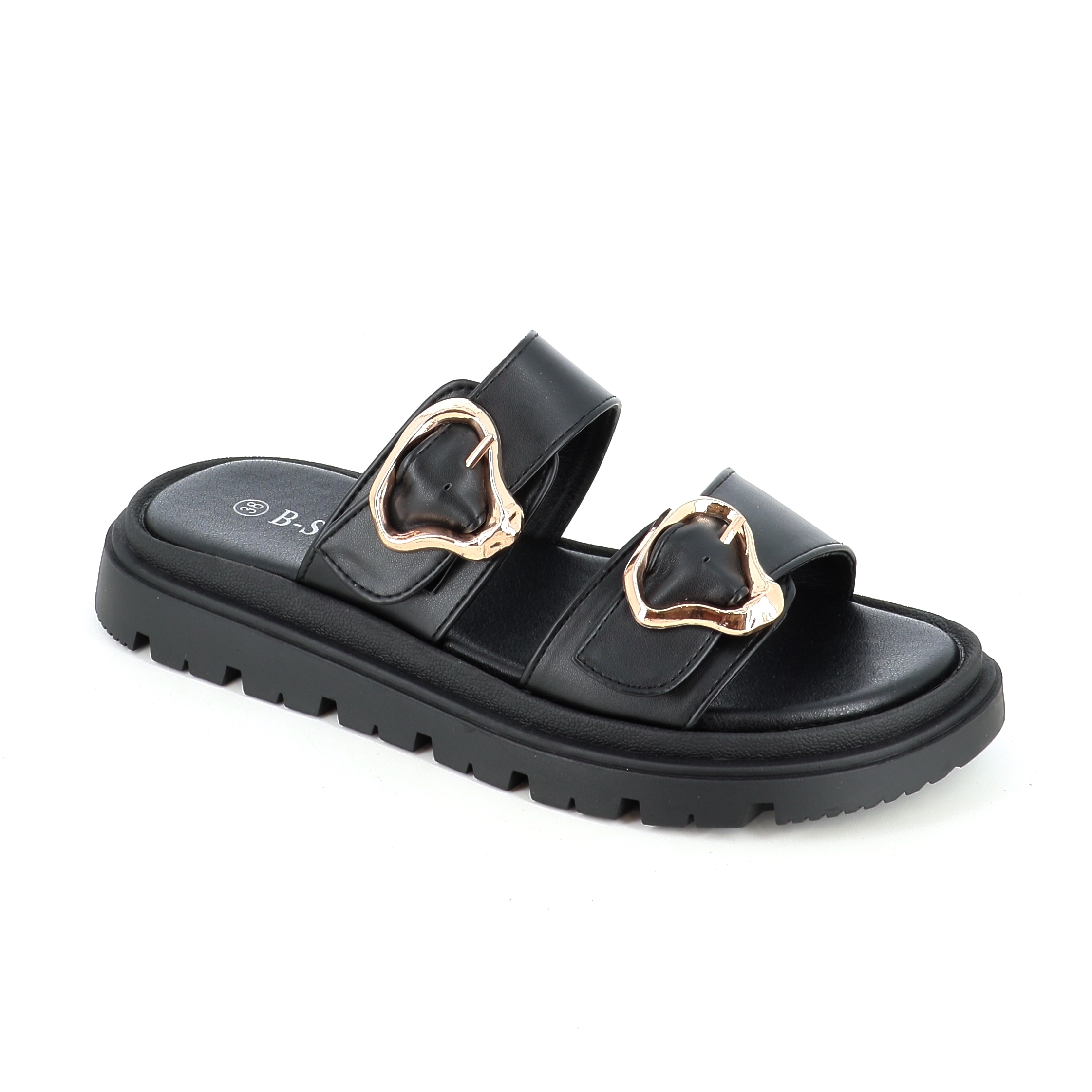 2505-22 ΓΥΝΑΙΚΕΙΟ ΥΠΟΔΗΜΑ FLAT, ΜΑΥΡΟ