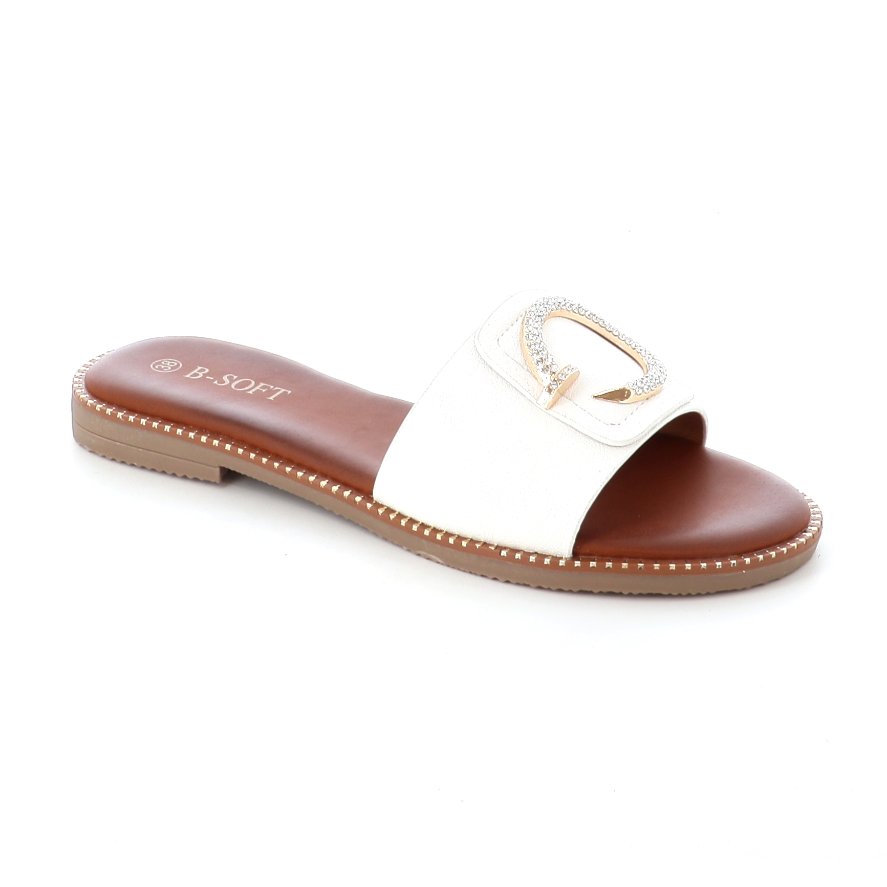 698-13 ΓΥΝΑΙΚΕΙΟ ΥΠΟΔΗΜΑ FLAT, ΑΣΠΡΟ