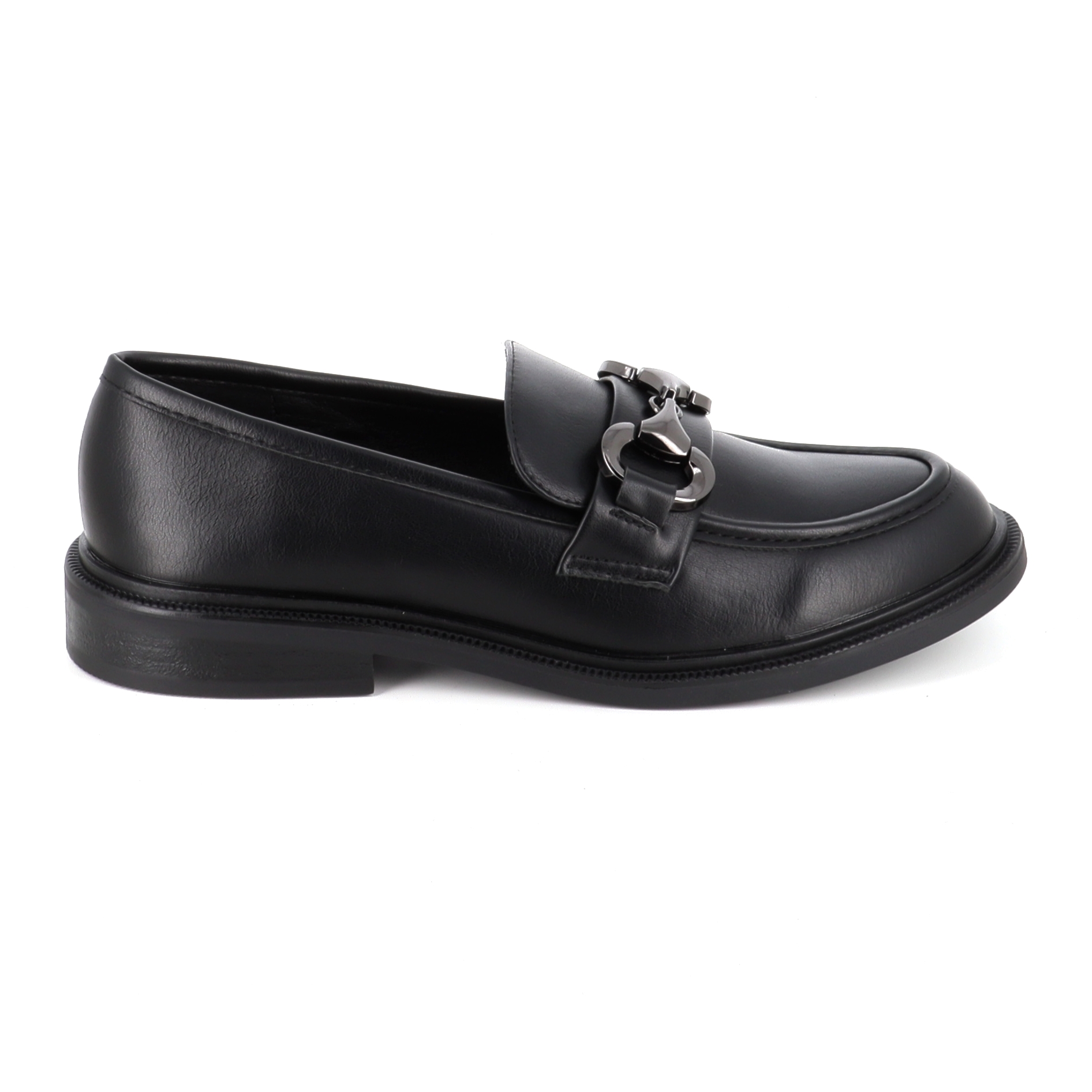 B-Soft 1718-2 ΓΥΝΑΙΚΕΙΟ ΥΠΟΔΗΜΑ LOAFERS, ΜΑΥΡΟ - 2