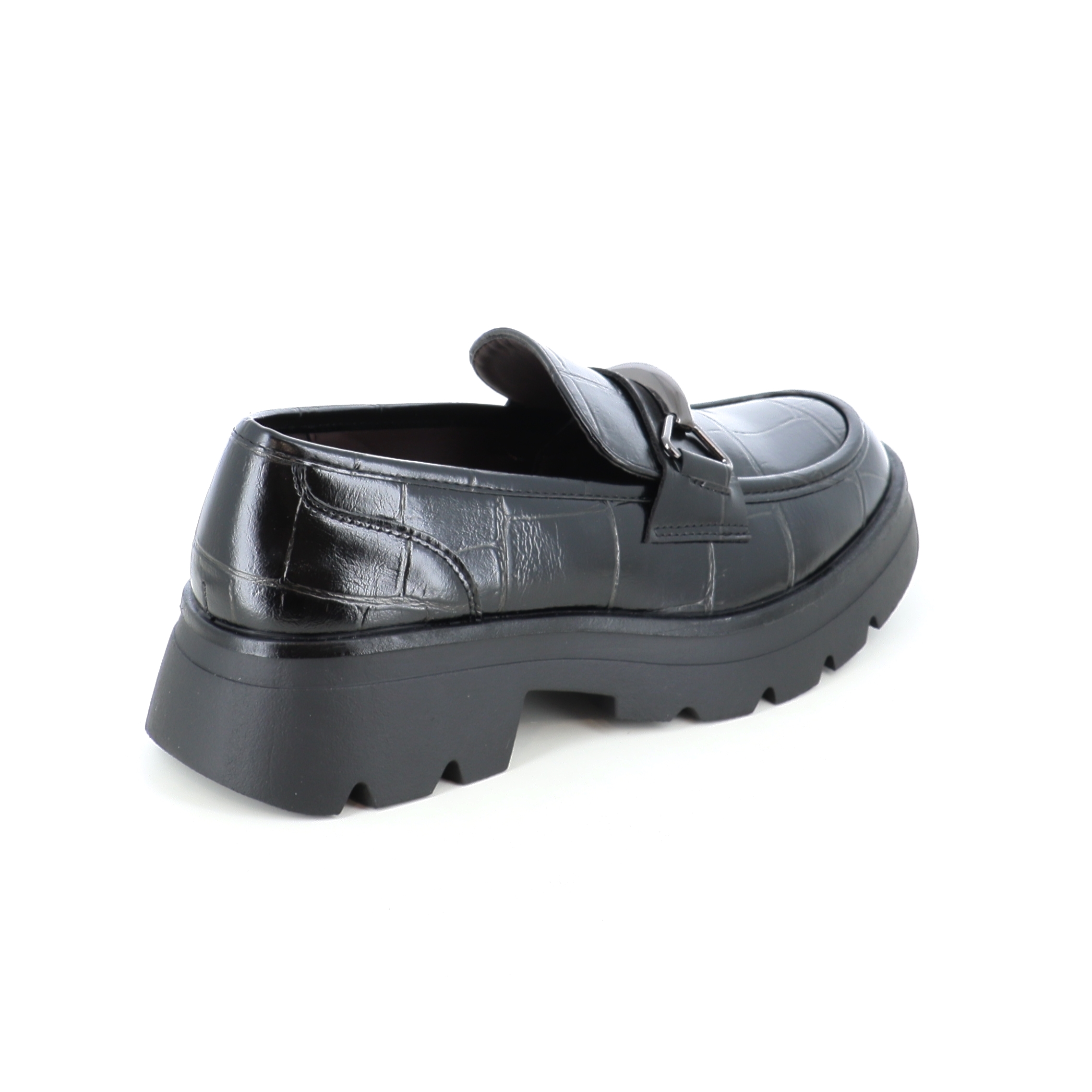 18032-7 Γυναικείο Παπούτσι Loafers Μαύρο γυναικεία