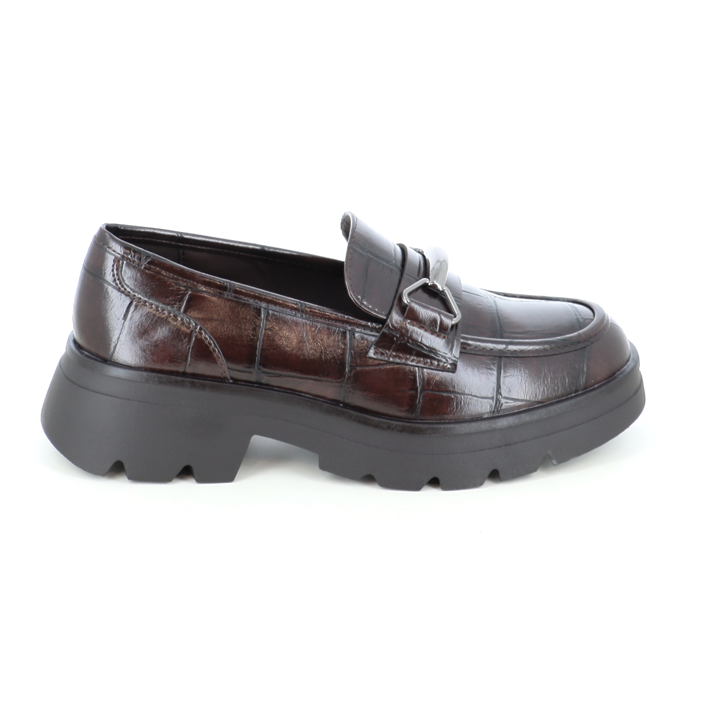 18032-7 ΓΥΝΑΙΚΕΙΟ ΥΠΟΔΗΜΑ LOAFERS, ΚΑΦΕ