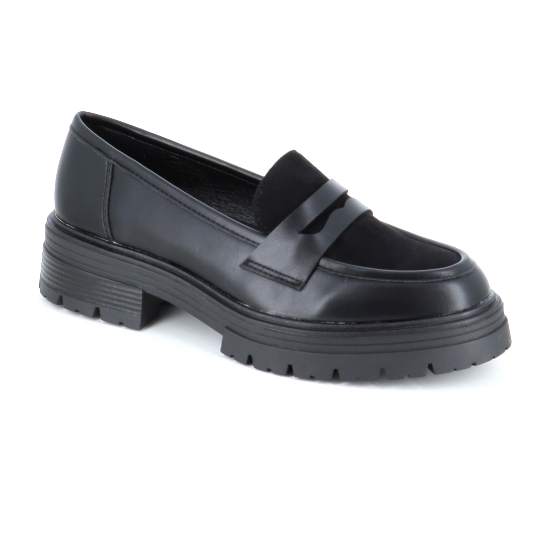 B-Soft 58188 ΓΥΝΑΙΚΕΙΟ ΥΠΟΔΗΜΑ LOAFERS, ΜΑΥΡΟ