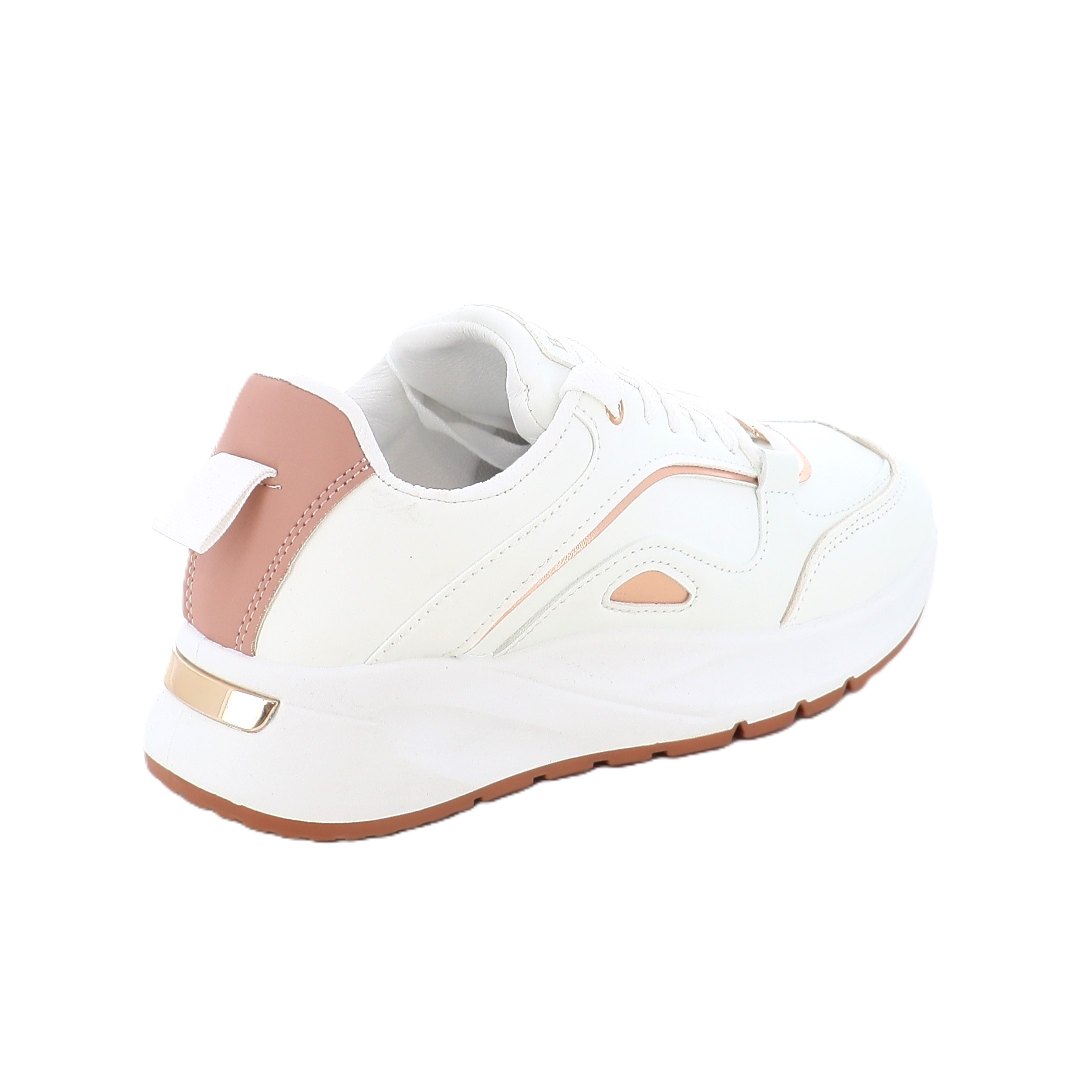 036 Γυναικείο Παπούτσι Sneaker Ασπρο γυναικεία Αθλητικa-Sneakers