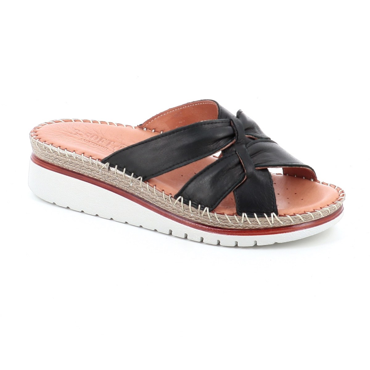 0136 ΓΥΝΑΙΚΕΙΟ ΥΠΟΔΗΜΑ ΔΕΡΜΑΤΙΝΟ, ΜΑΥΡΟ