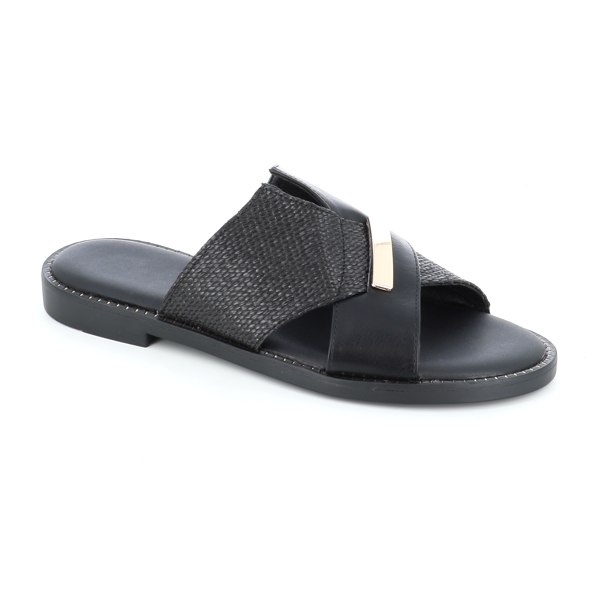 9301-19 ΓΥΝΑΙΚΕΙΟ ΥΠΟΔΗΜΑ FLAT, ΜΑΥΡΟ