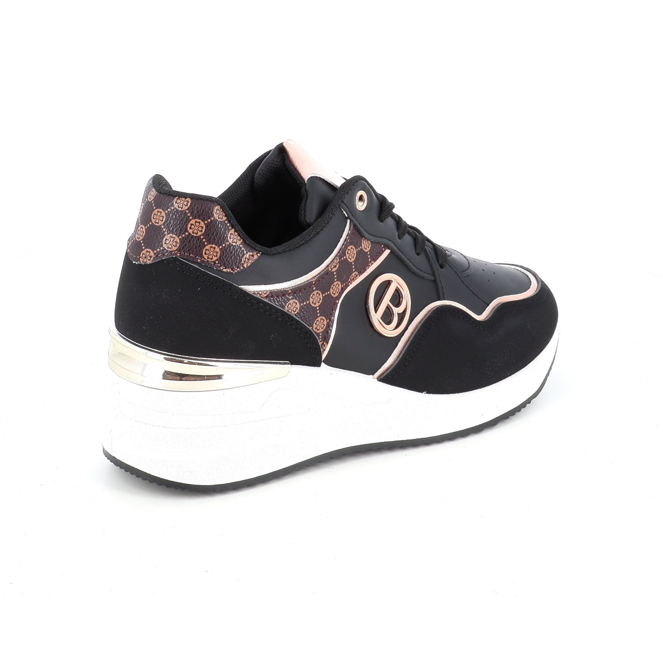 20110 Γυναικείο Παπούτσι Sneaker Μαύρο γυναικεία Αθλητικa-Sneakers