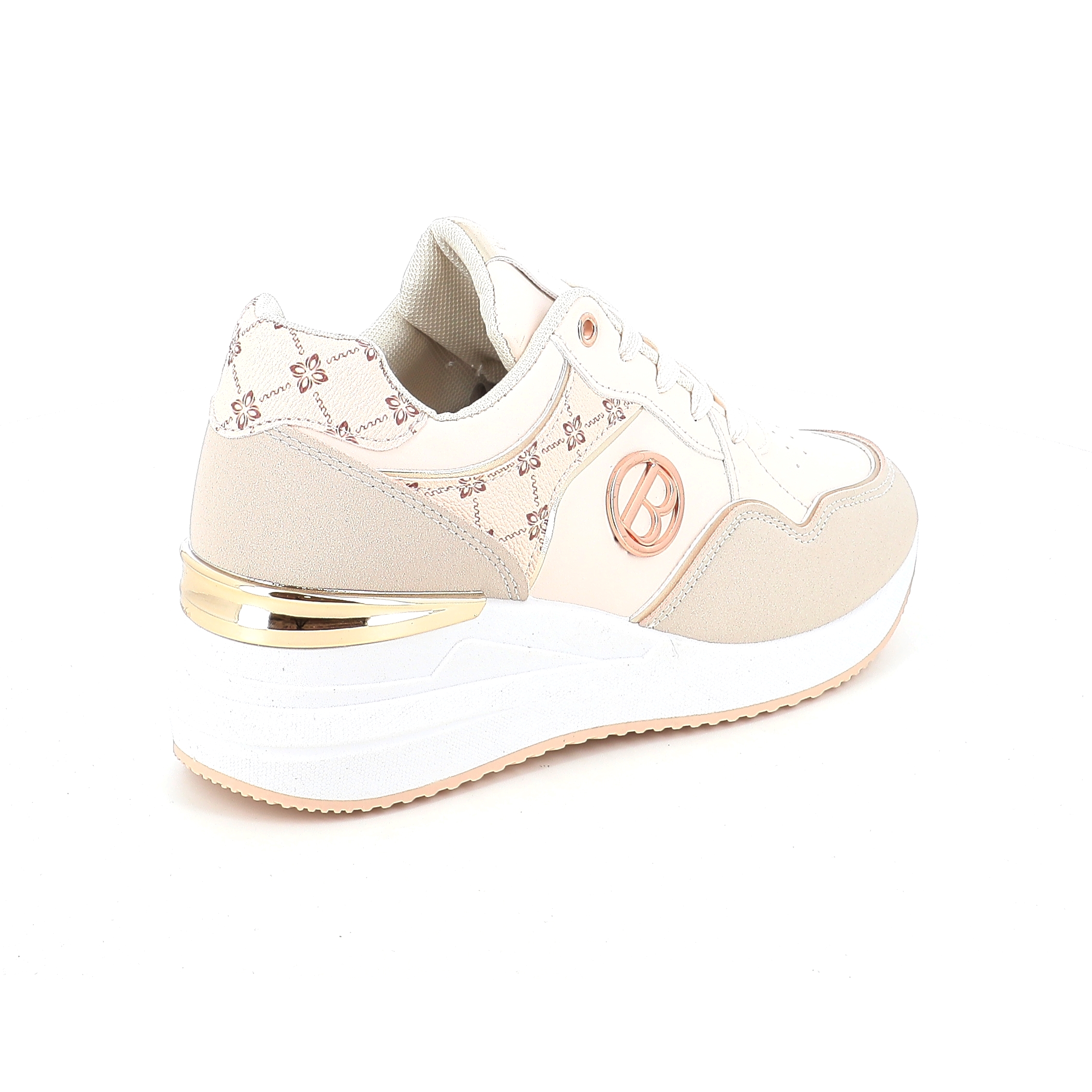 20110 Γυναικείο Παπούτσι Sneaker Μπεζ γυναικεία Αθλητικa-Sneakers