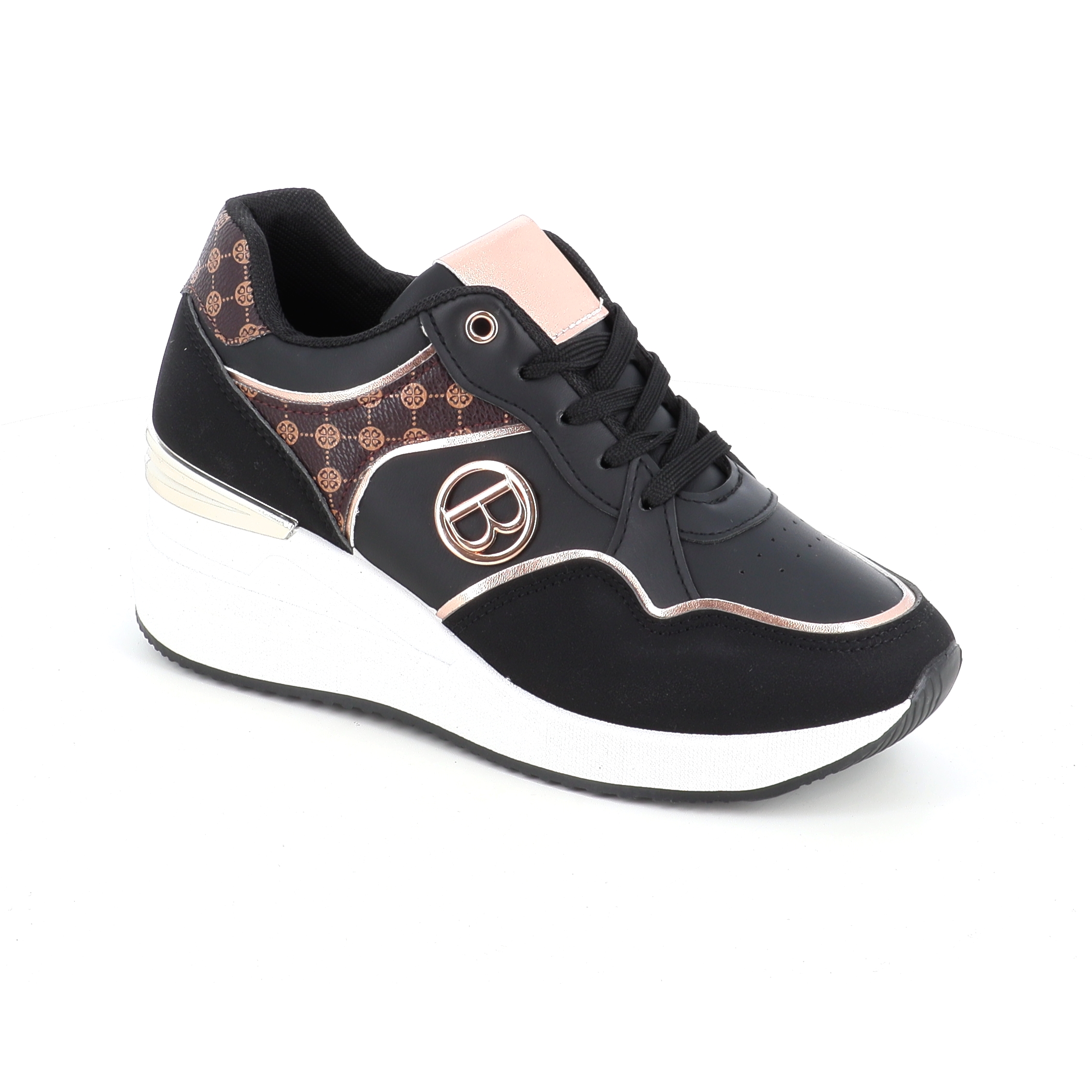 20110 ΓΥΝΑΙΚΕΙΟ ΥΠΟΔΗΜΑ SNEAKER, ΜΑΥΡΟ