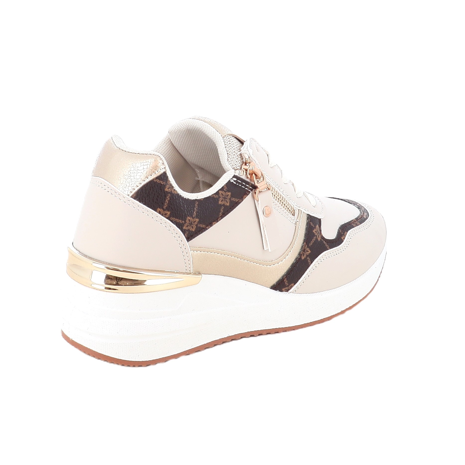 26287 Γυναικείο Παπούτσι Sneaker Μπεζ γυναικεία Αθλητικa-Sneakers