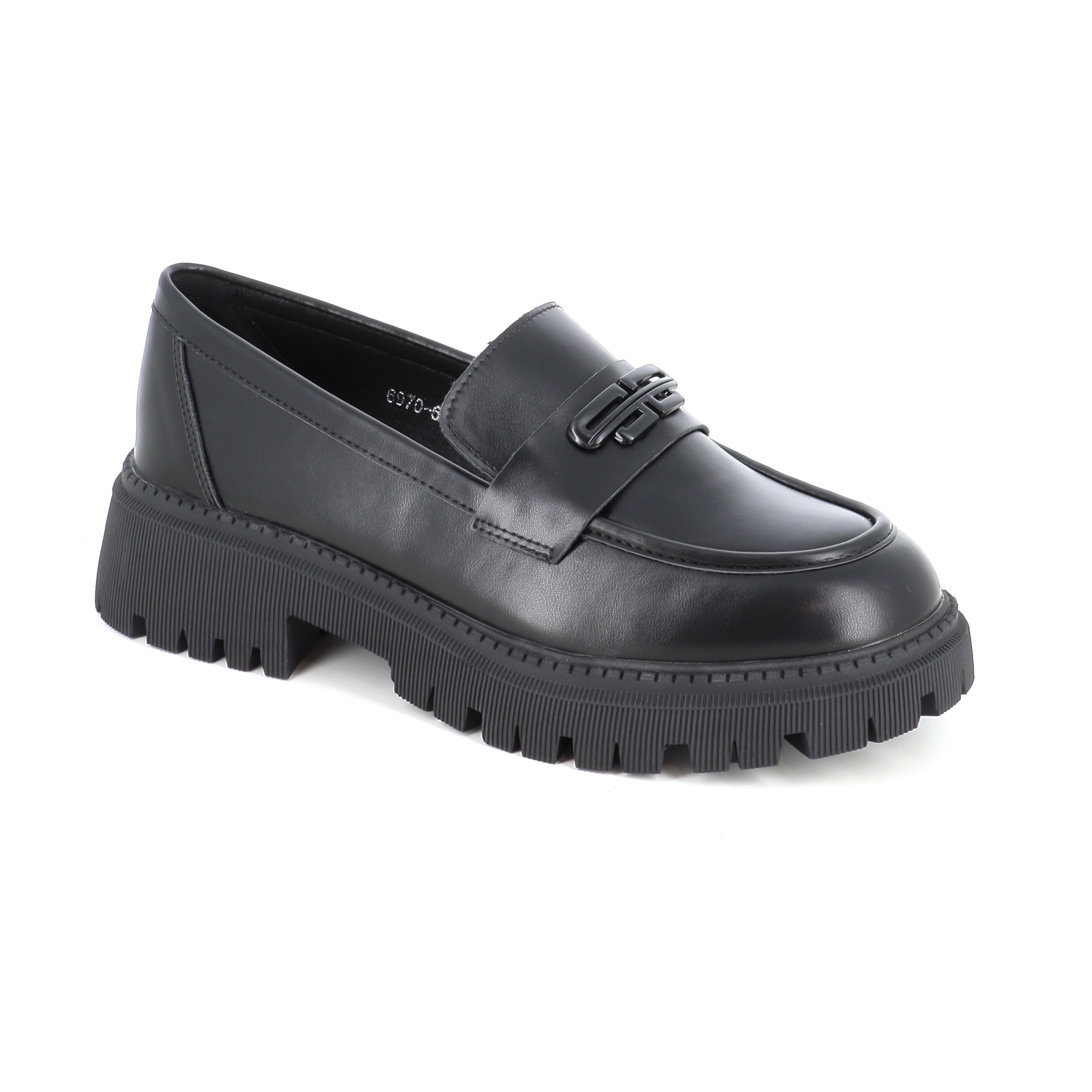 6970-6 ΓΥΝΑΙΚΕΙΟ ΥΠΟΔΗΜΑ LOAFERS, ΜΑΥΡΟ