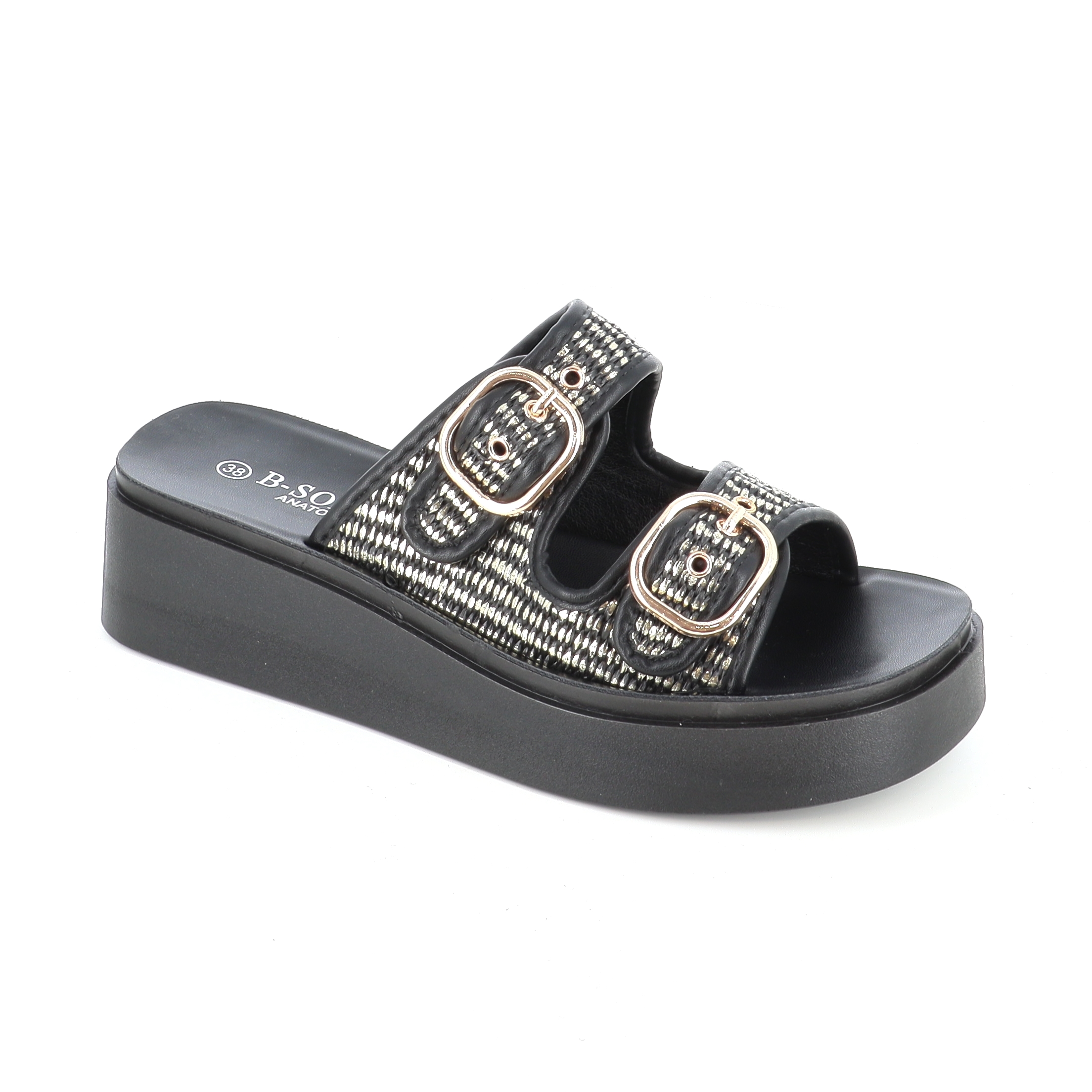 218-825 ΓΥΝΑΙΚΕΙΟ ΥΠΟΔΗΜΑ FLATFORM, ΜΑΥΡΟ
