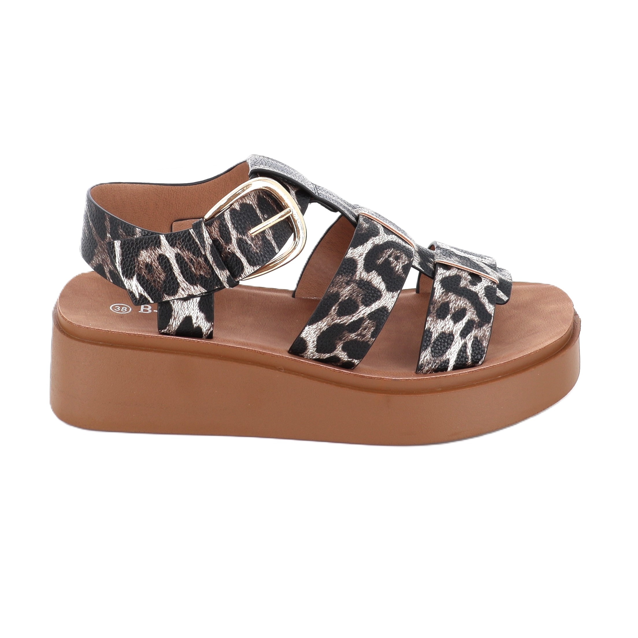 B-Soft 218-834 ΓΥΝΑΙΚΕΙΟ ΥΠΟΔΗΜΑ FLATFORM, ΜΠΕΖ - 2