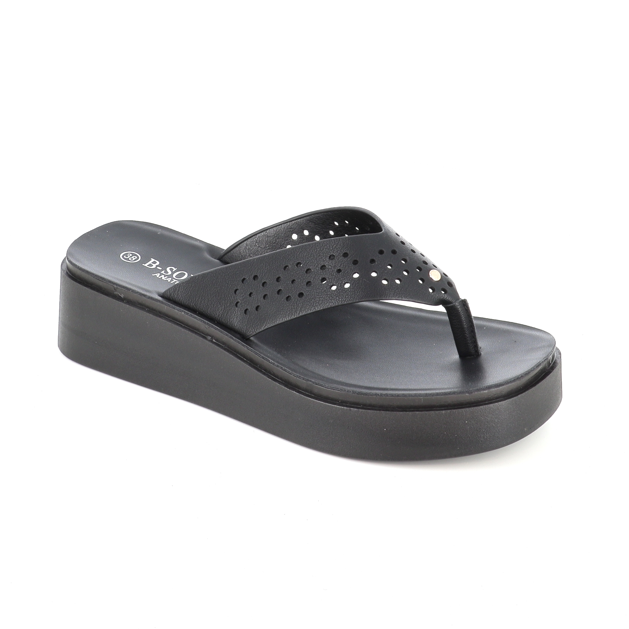 218-842 ΓΥΝΑΙΚΕΙΟ ΥΠΟΔΗΜΑ FLATFORM, ΜΑΥΡΟ