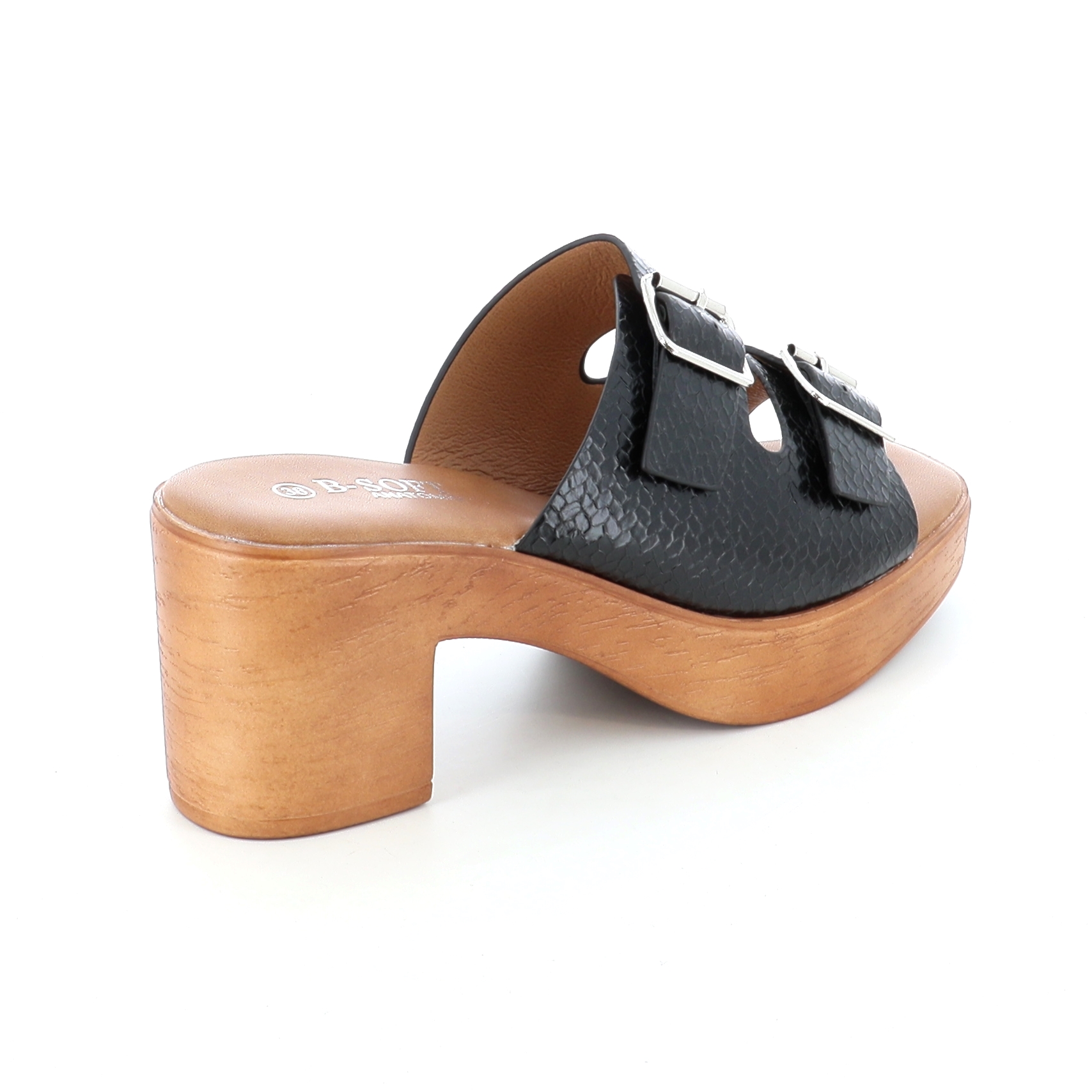2367-81 Γυναικείο Παπούτσι Mule Μαύρο γυναικεία Mules