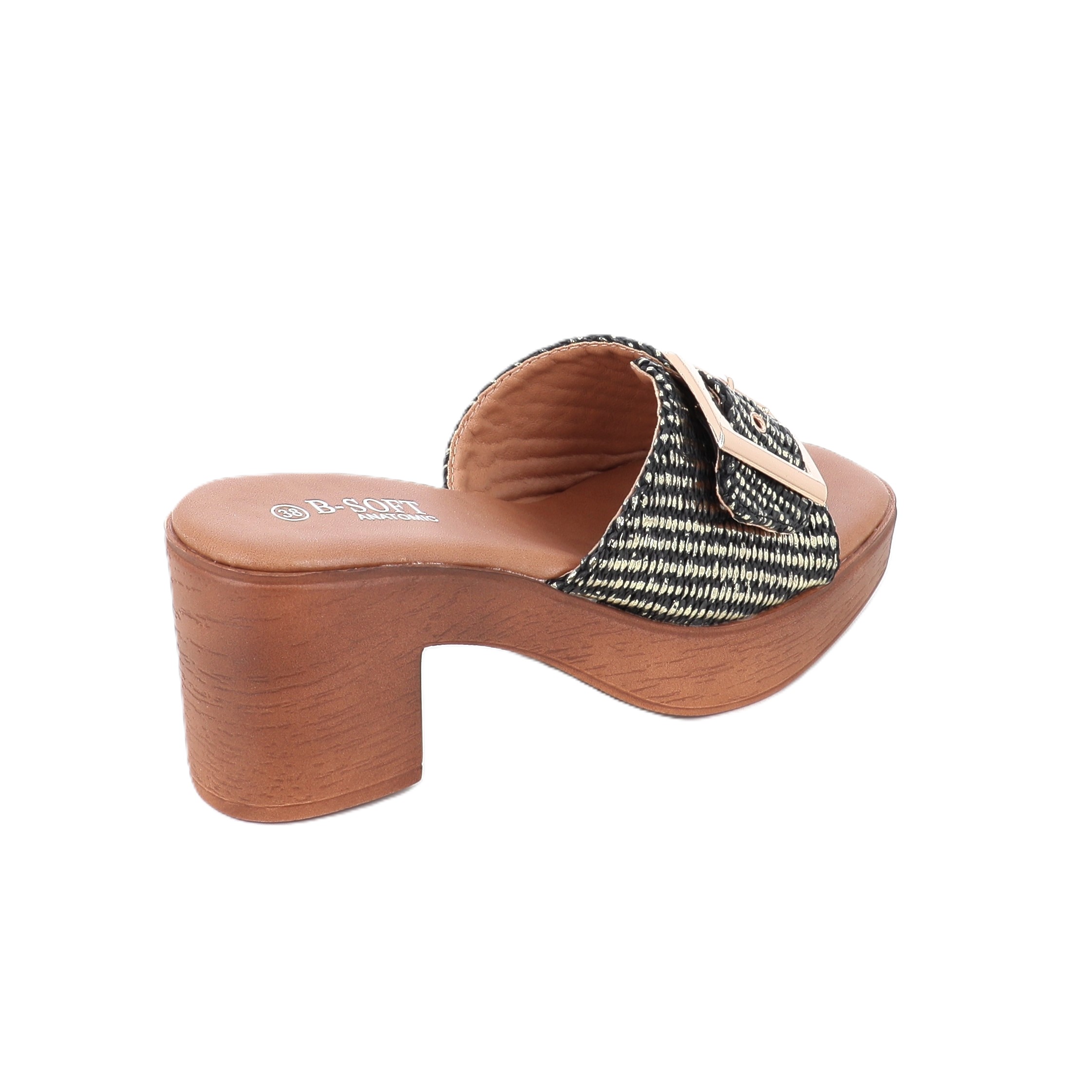 2367-825 Γυναικείο Παπούτσι Mule Μαύρο γυναικεία Mules