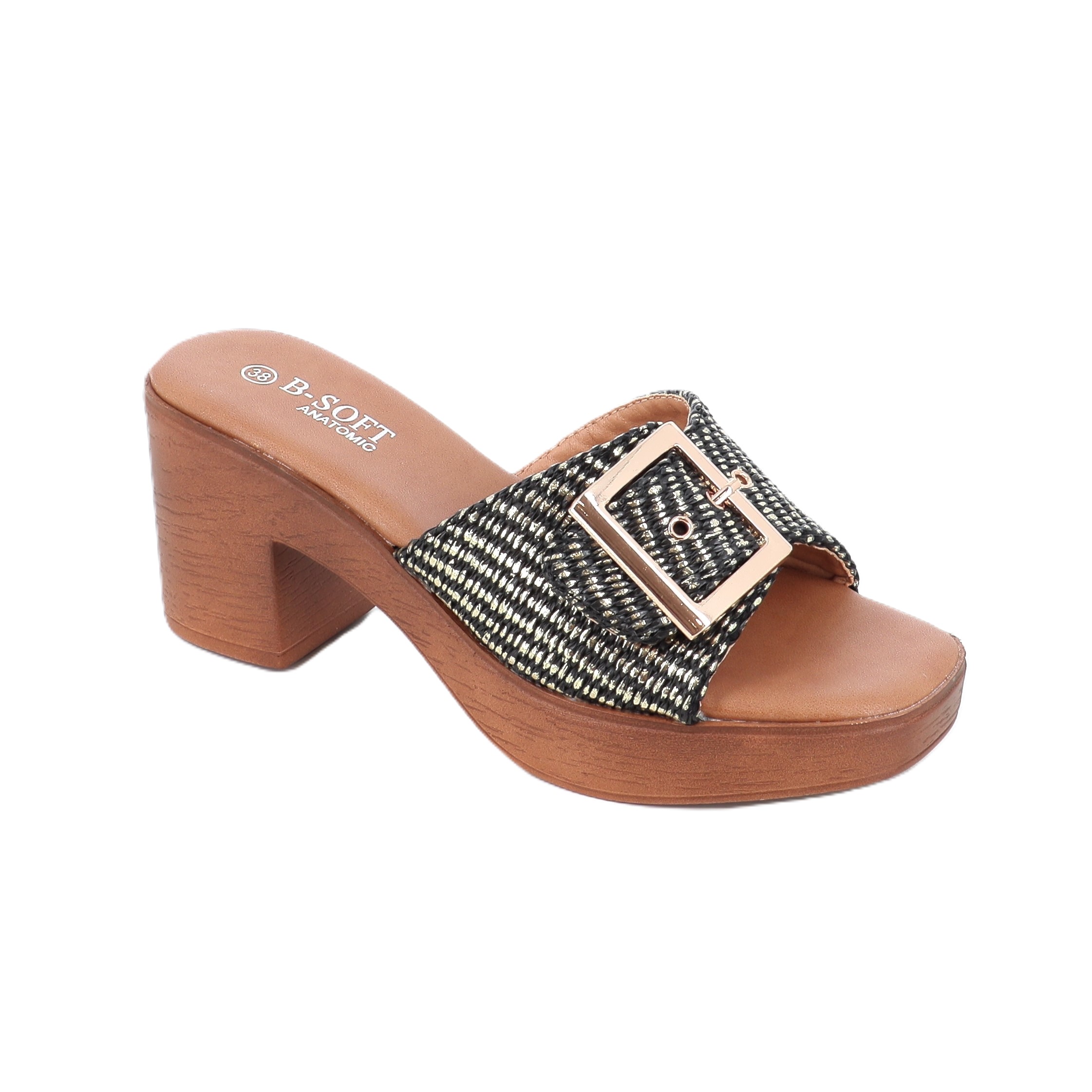 2367-825 ΓΥΝΑΙΚΕΙΟ ΥΠΟΔΗΜΑ MULE, ΜΑΥΡΟ