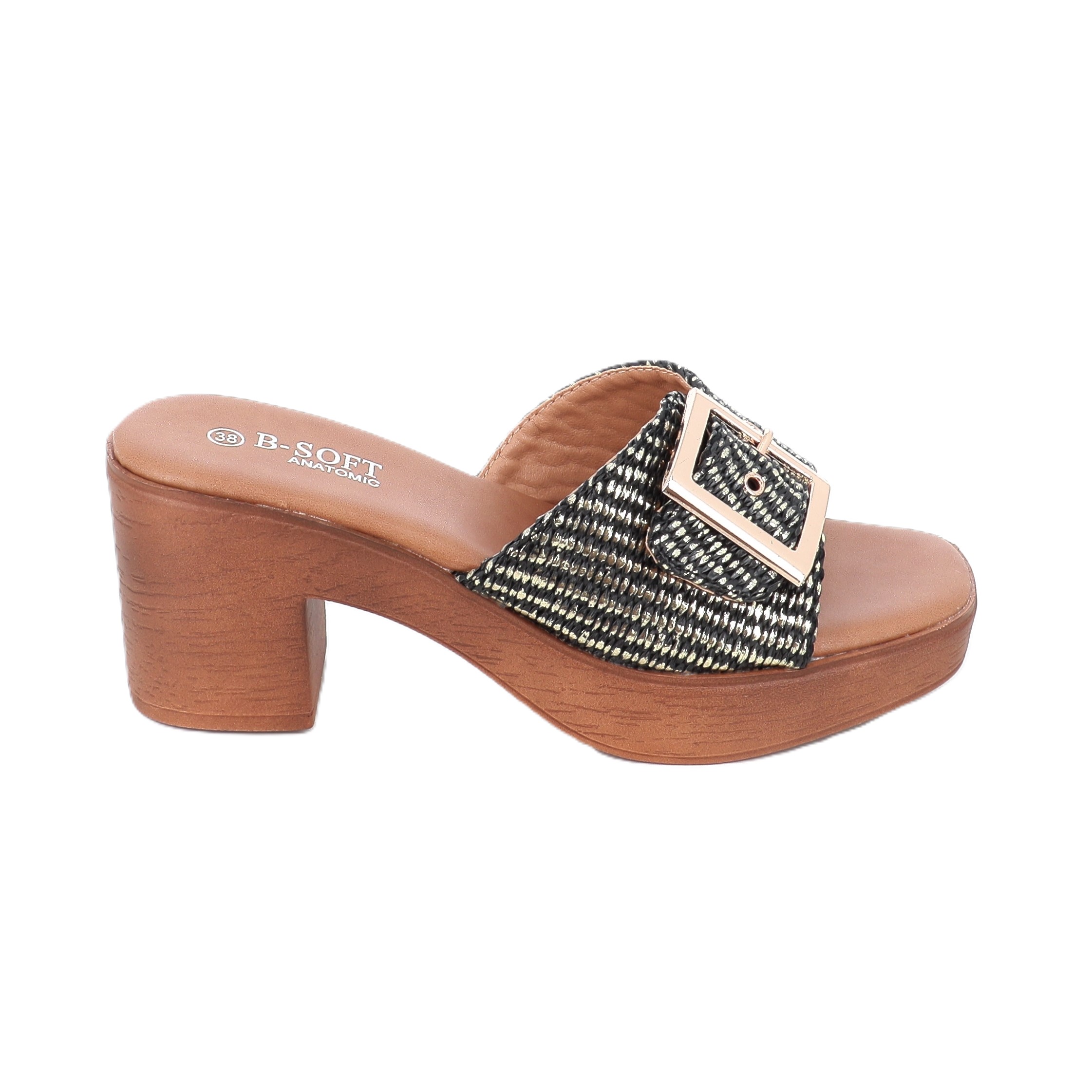 2367-825 ΓΥΝΑΙΚΕΙΟ ΥΠΟΔΗΜΑ MULE, ΜΑΥΡΟ