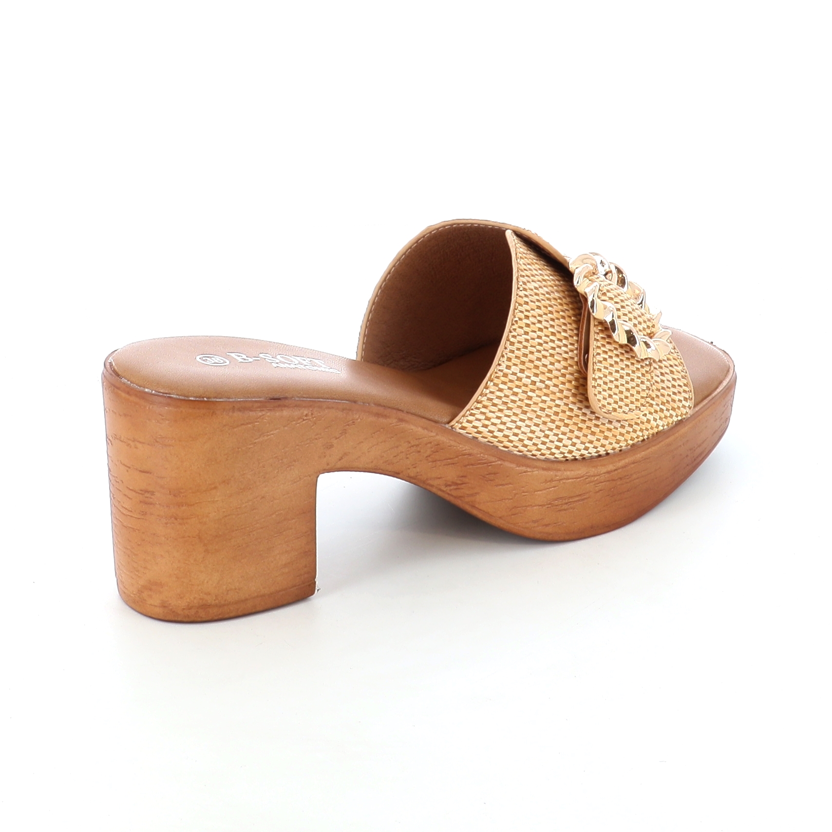2367-87 Γυναικείο Παπούτσι Mule Μπεζ γυναικεία Mules