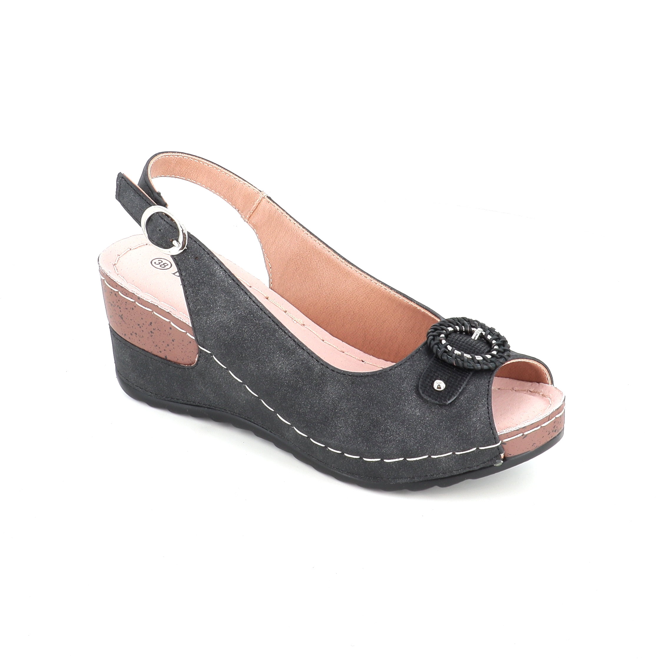 55293-64 ΓΥΝΑΙΚΕΙΟ ΥΠΟΔΗΜΑ ΠΕΔΙΛΟ, ΜΑΥΡΟ