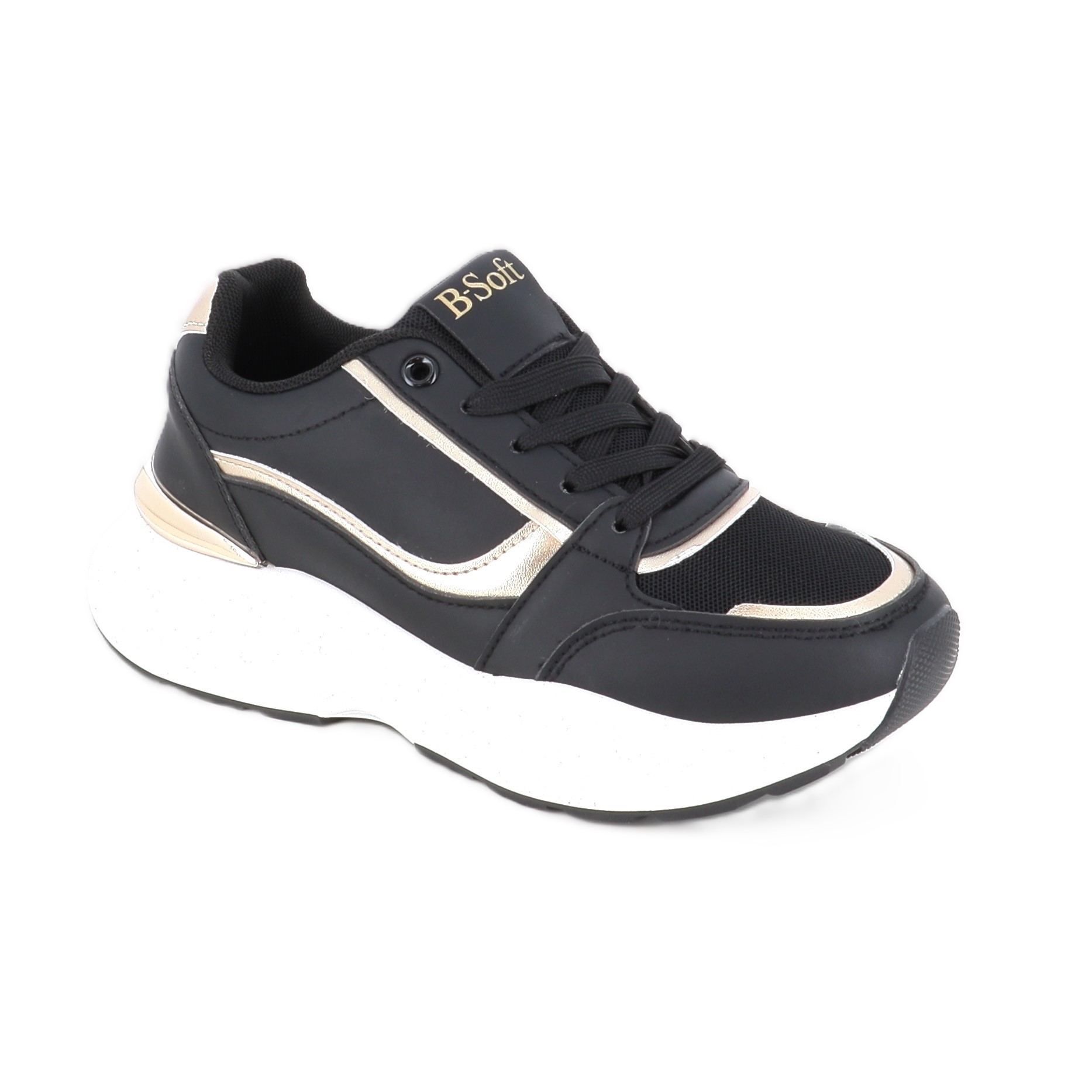 321014 ΓΥΝΑΙΚΕΙΟ ΥΠΟΔΗΜΑ SNEAKER, ΜΑΥΡΟ