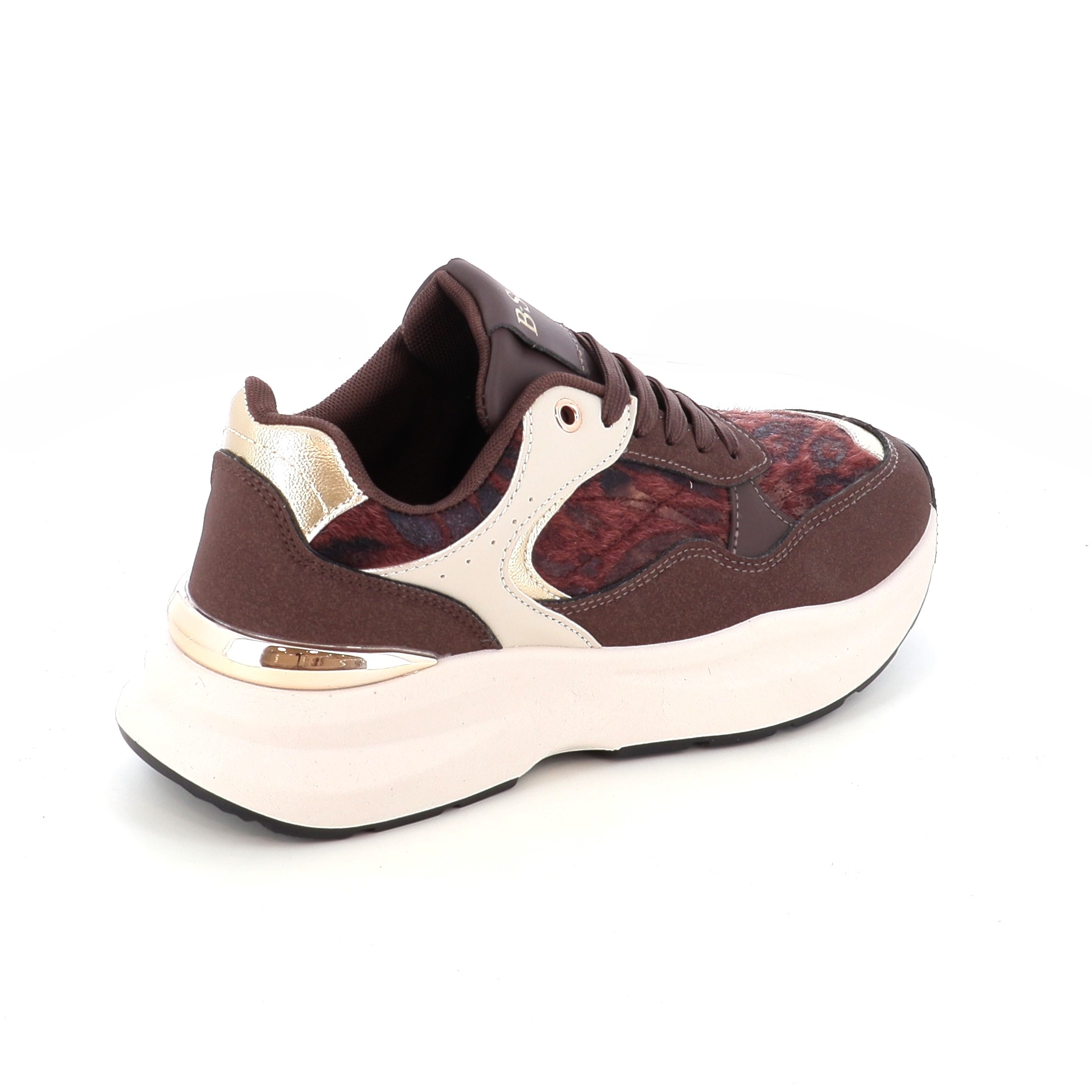 321020 Γυναικείο Παπούτσι Sneaker Καφε γυναικεία Αθλητικa-Sneakers