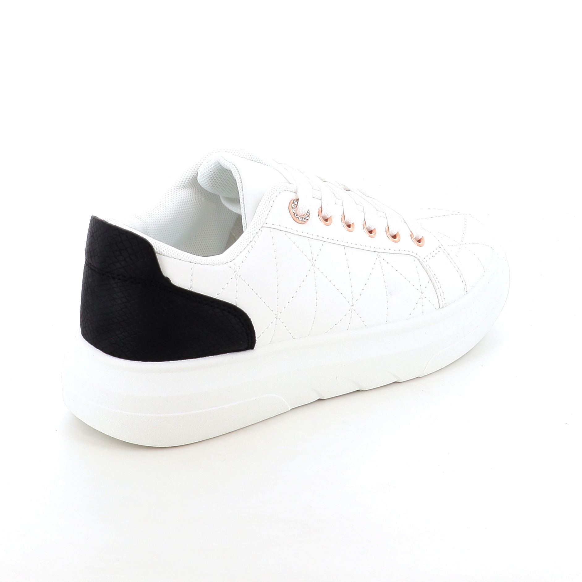 2603 Γυναικείο Παπούτσι Sneaker Ασπρο γυναικεία Αθλητικa-Sneakers