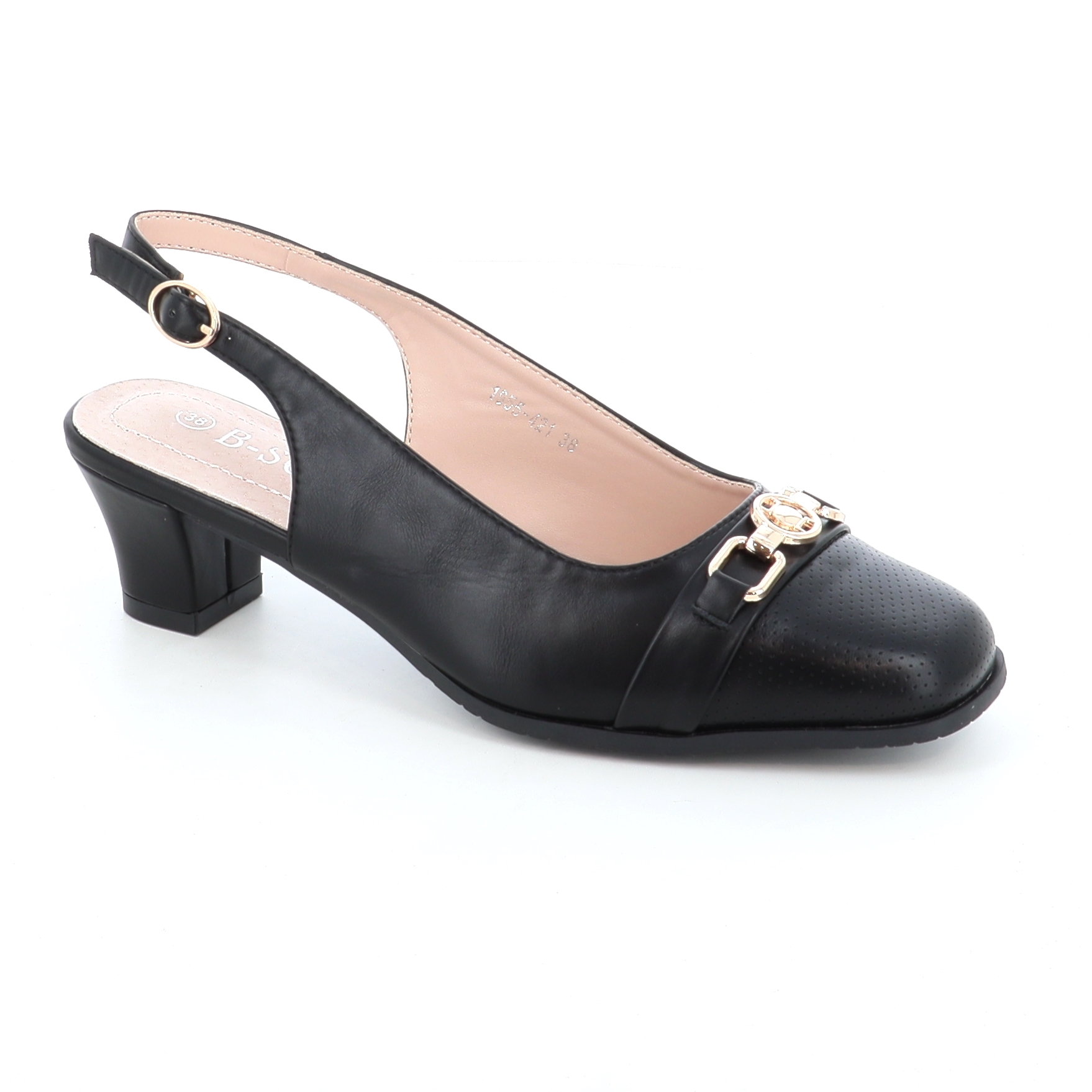 1955-421 ΓΥΝΑΙΚΕΙΟ ΥΠΟΔΗΜΑ ΠΕΔΙΛΟ, ΜΑΥΡΟ