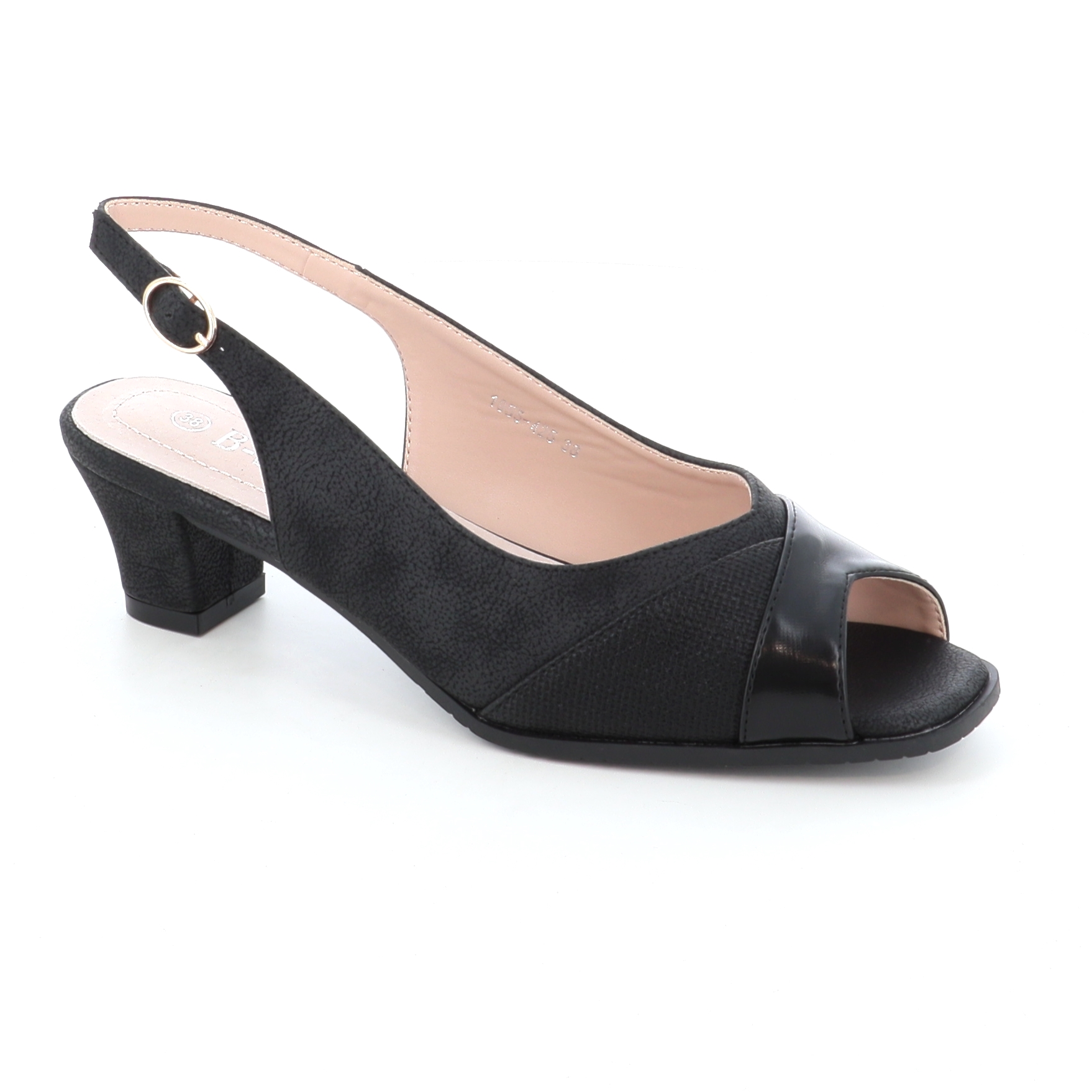 1955-425 ΓΥΝΑΙΚΕΙΟ ΥΠΟΔΗΜΑ ΠΕΔΙΛΟ, ΜΑΥΡΟ