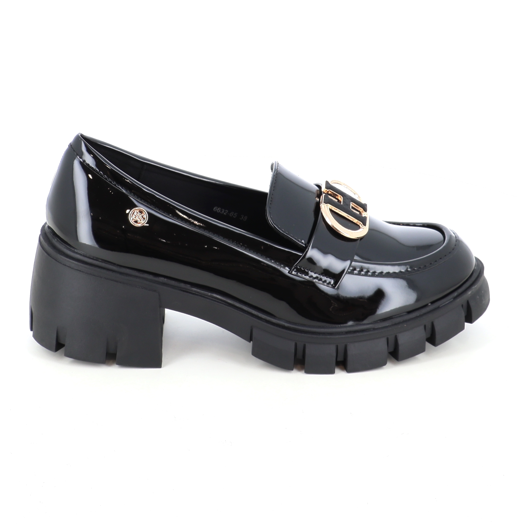 6632-65 ΓΥΝΑΙΚΕΙΟ ΥΠΟΔΗΜΑ LOAFERS, ΜΑΥΡΟ