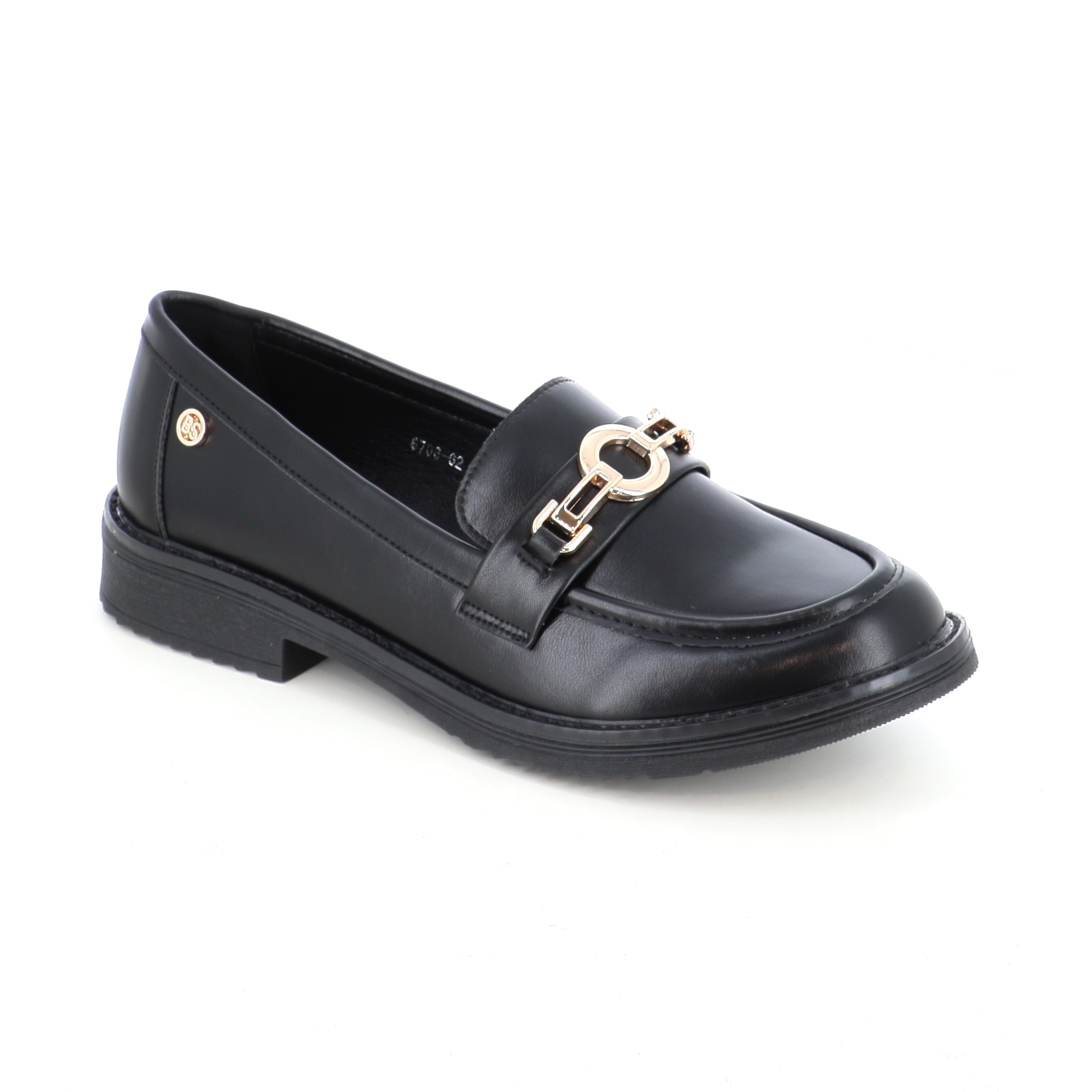 6706-62 ΓΥΝΑΙΚΕΙΟ ΥΠΟΔΗΜΑ LOAFERS, ΜΑΥΡΟ