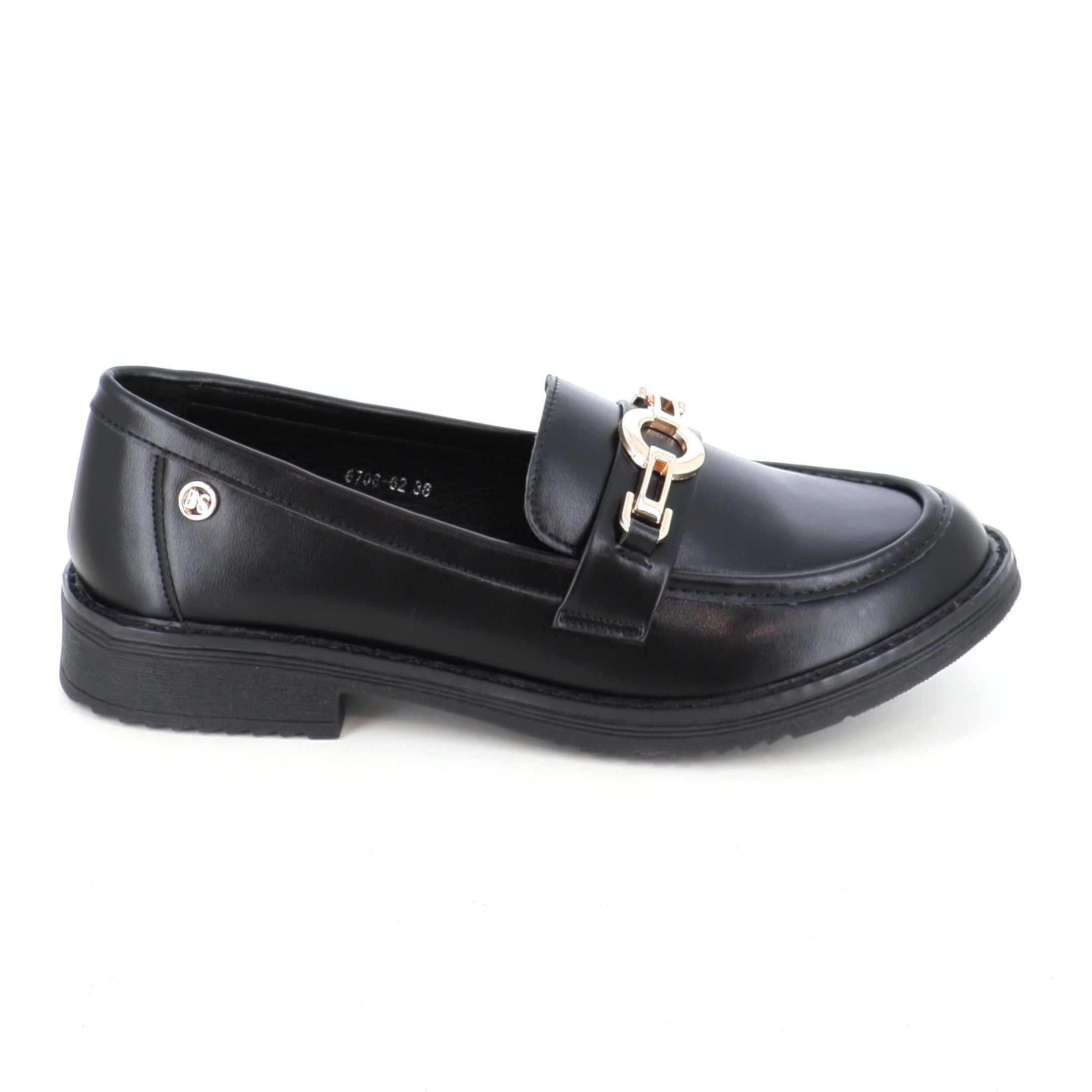 6706-62 ΓΥΝΑΙΚΕΙΟ ΥΠΟΔΗΜΑ LOAFERS, ΜΑΥΡΟ