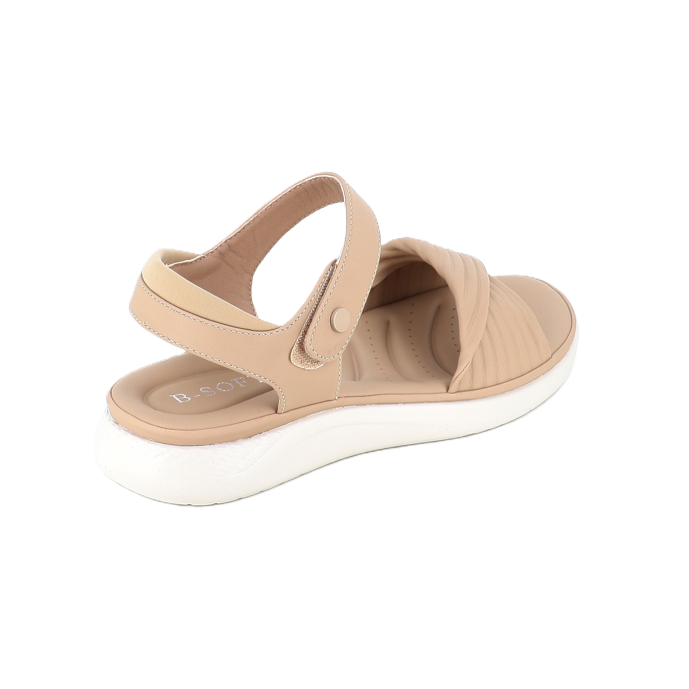 3099-6 Γυν Παπούτσι Μπεζ γυναικεία Πεδιλα Comfort