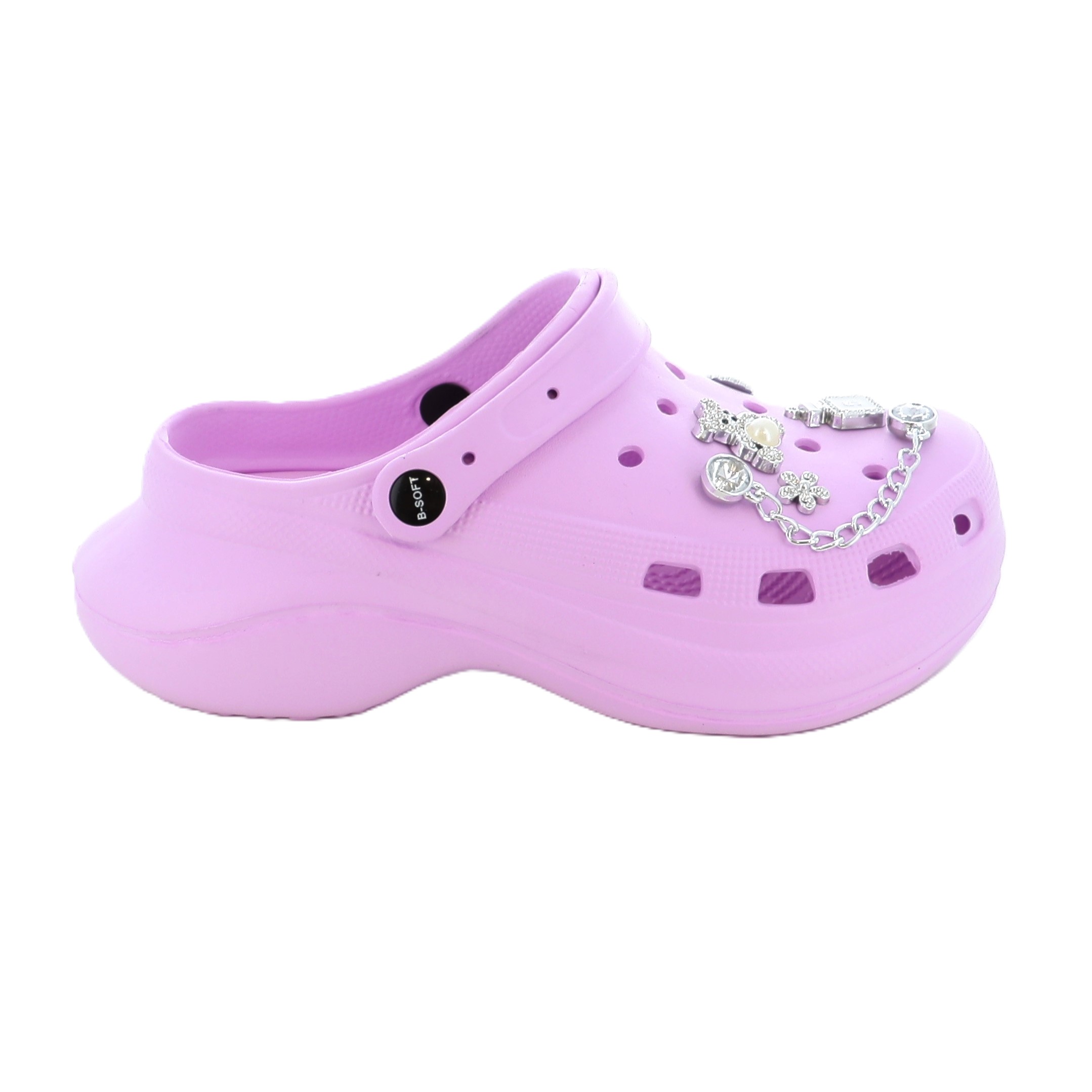 24735-2 Γυναικεία Σαγιοναρα Crocks Μωβ Σαγιοναρες Γυναικειες