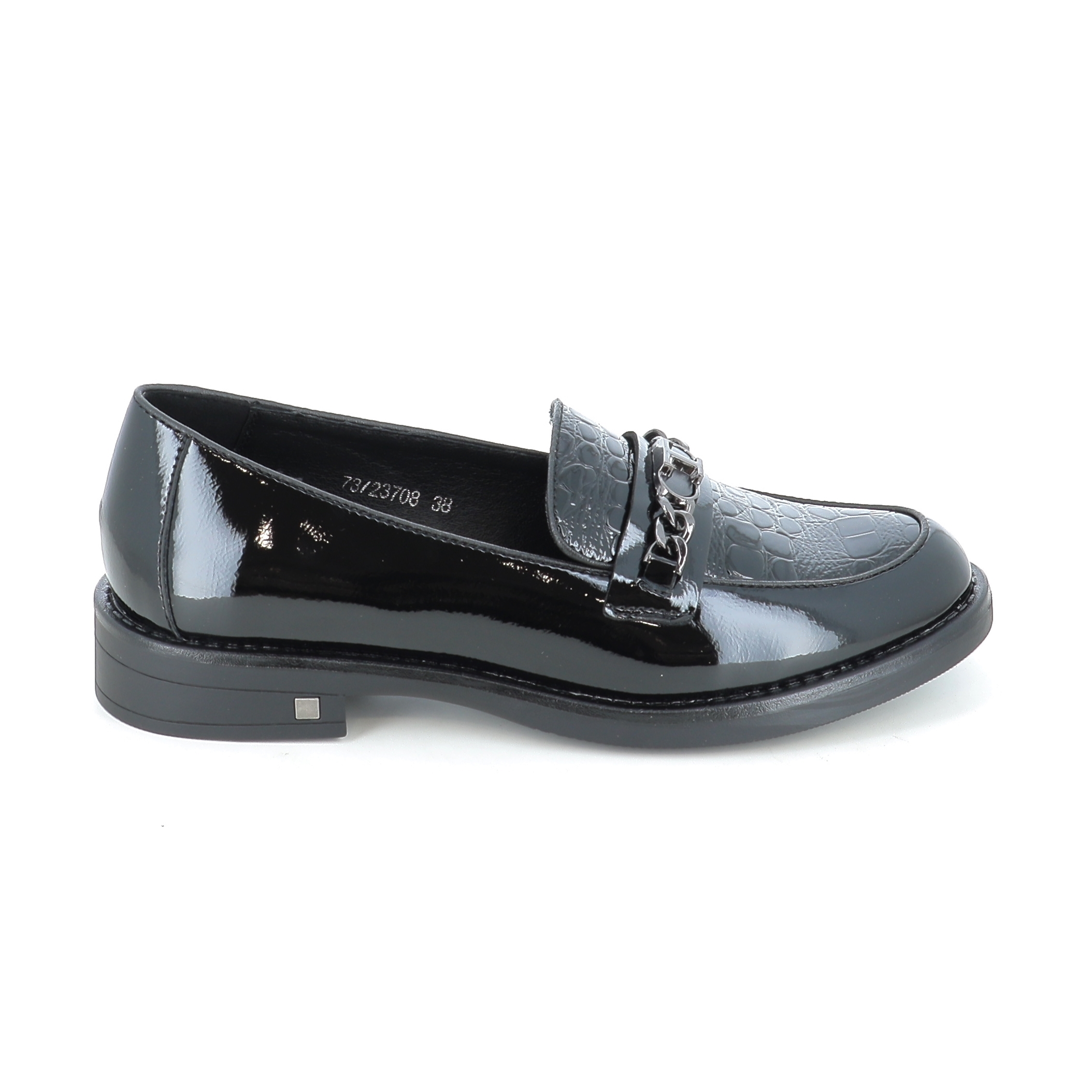23708 ΓΥΝΑΙΚΕΙΟ ΥΠΟΔΗΜΑ LOAFERS, ΜΑΥΡΟ