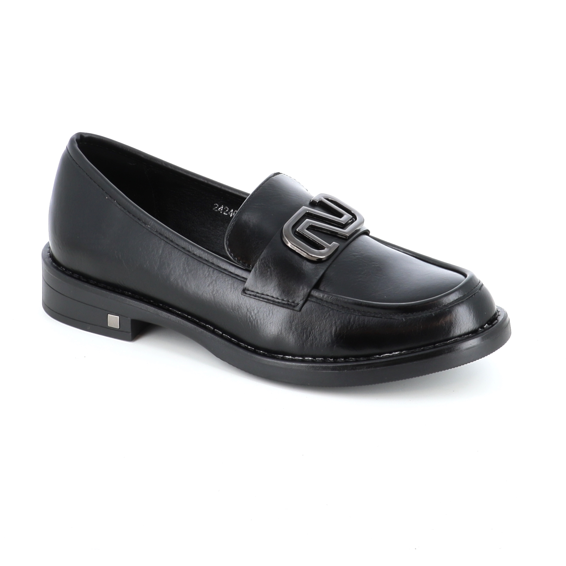 242406 ΓΥΝΑΙΚΕΙΟ ΥΠΟΔΗΜΑ LOAFERS, ΜΑΥΡΟ